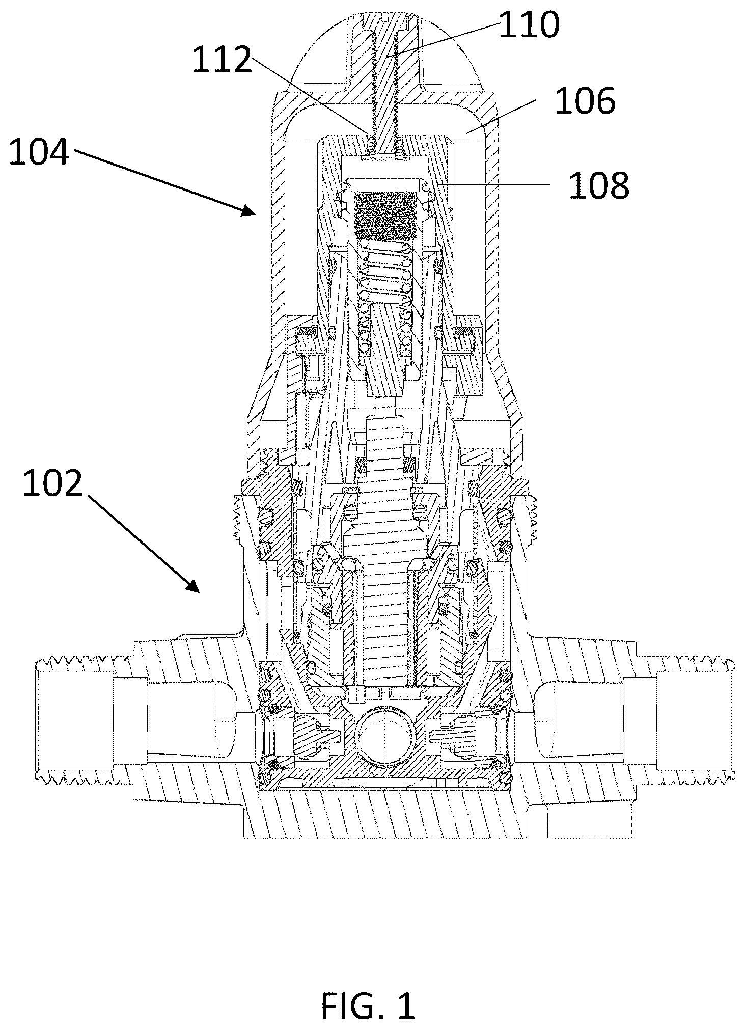 Patent US12472607 — Thermostatic cartridge extraction tool — Figure 1