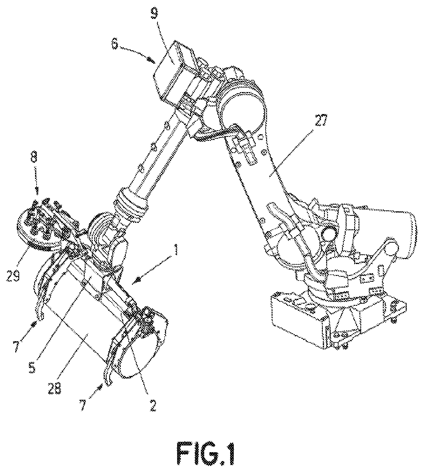 Patent US12472633 — Mechanical grapple for high-pressure processing containers and method for handling high-pressure processing containers using said mechanical grapple — Figure 1