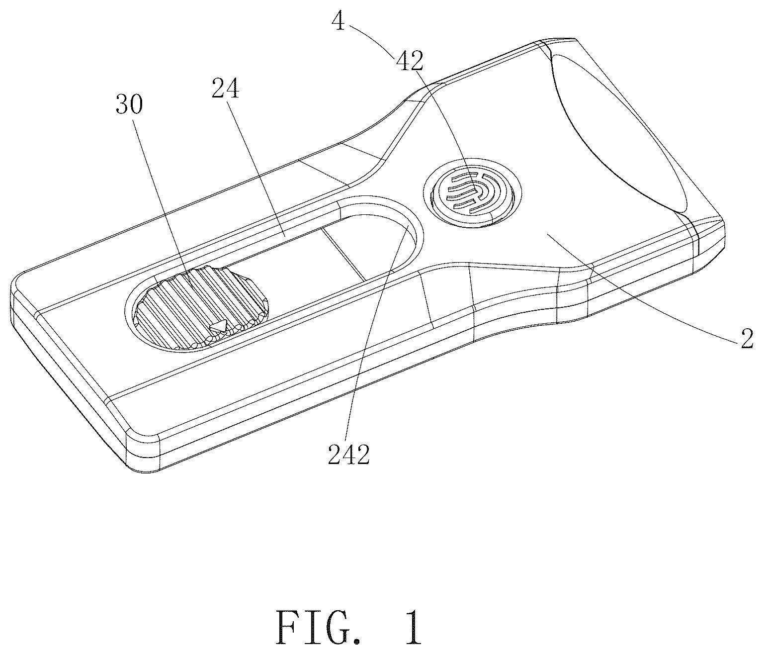 Patent US12472650 Figure 1 – Scraper