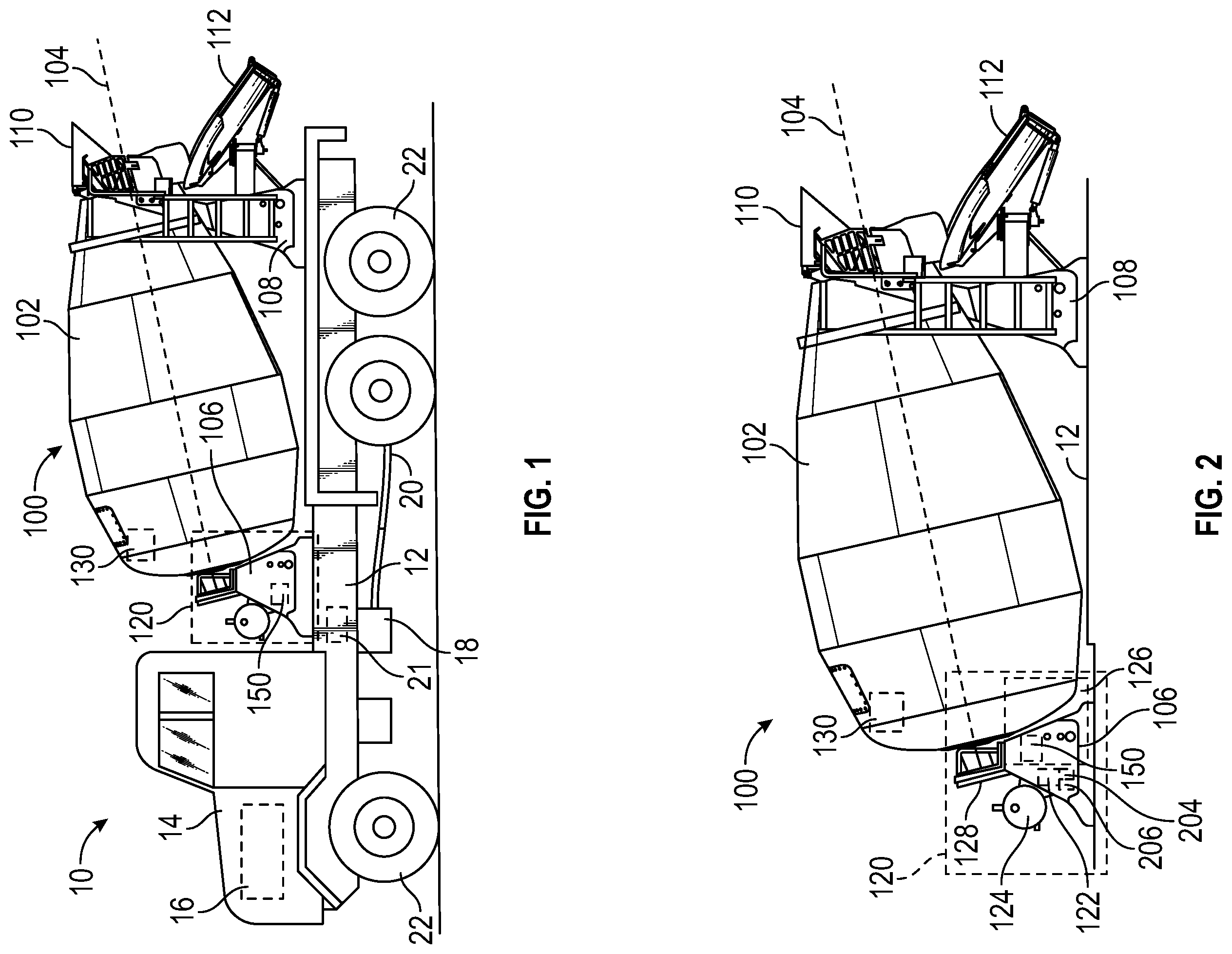 Patent US12472661 — Mixer drum drive with additional pump — Figure 1