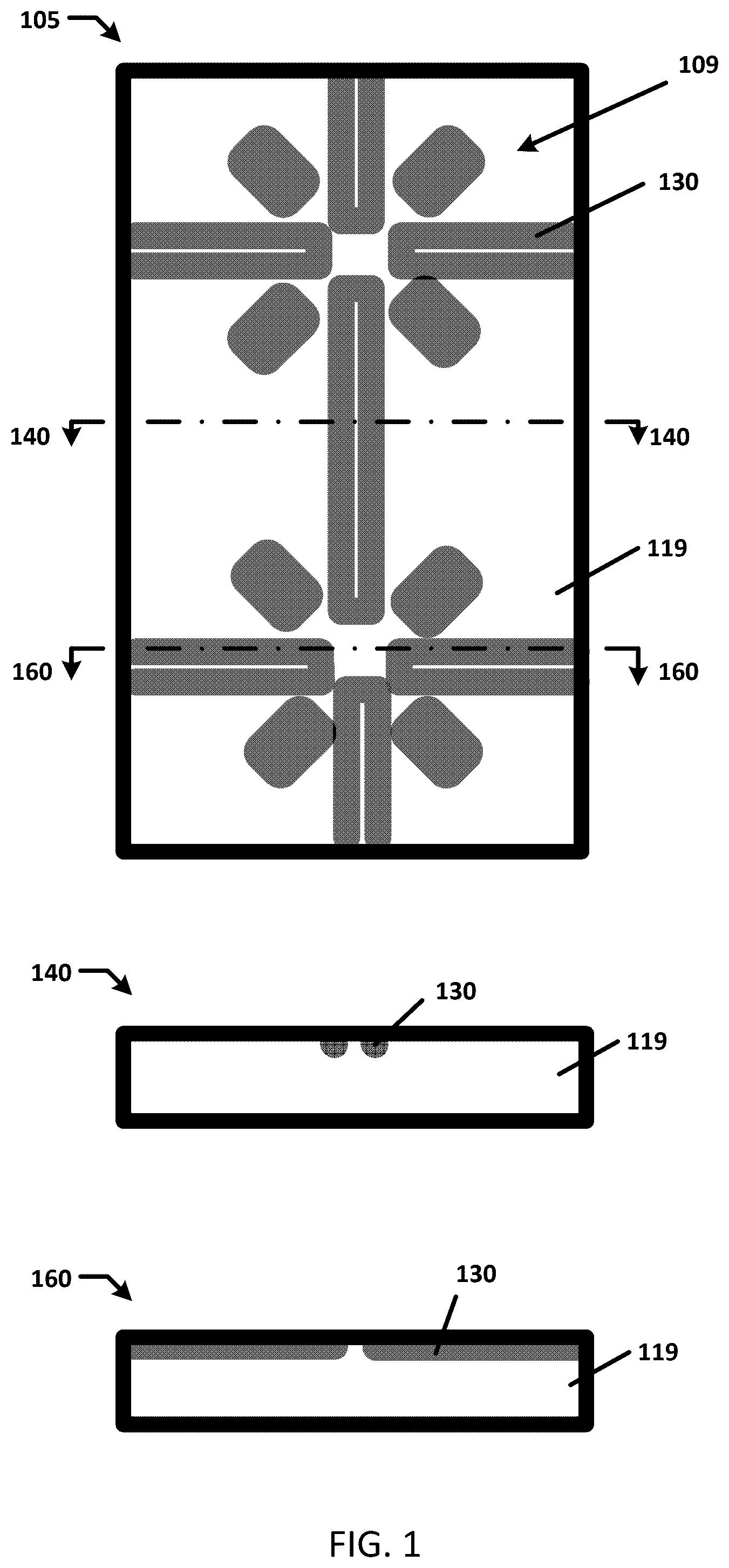 Patent US12472665 — Molded solid surfaces including ferrous material — Figure 1