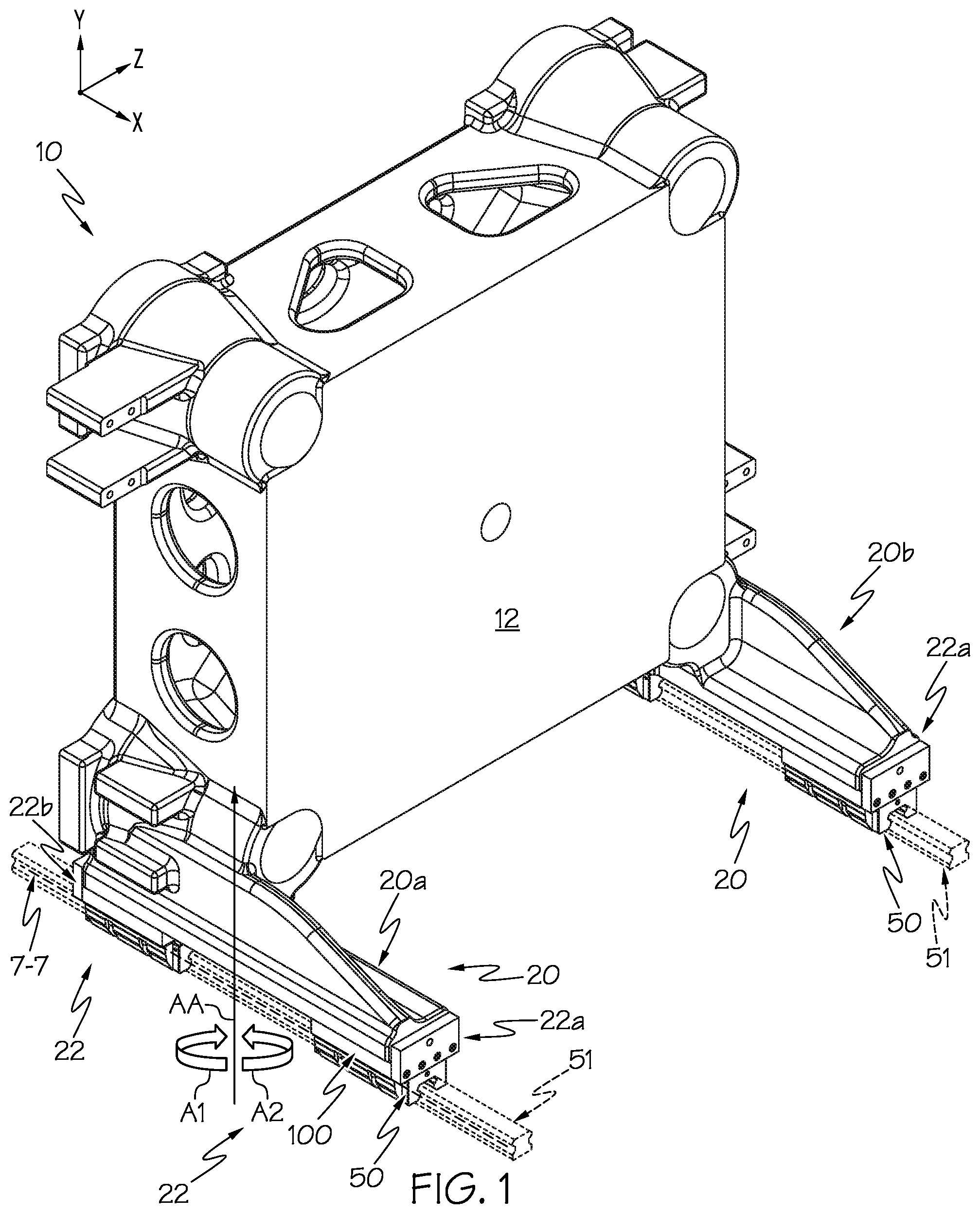 Patent US12472668 — Flex plate for guiding device of injection molding machine — Figure 1