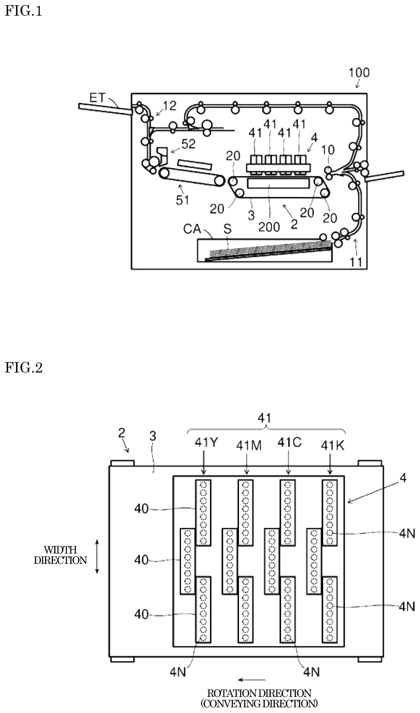 Patent US12472741 Figure 1 – Inkjet recording apparatus capable of suppressing ink smudge on conveying belt