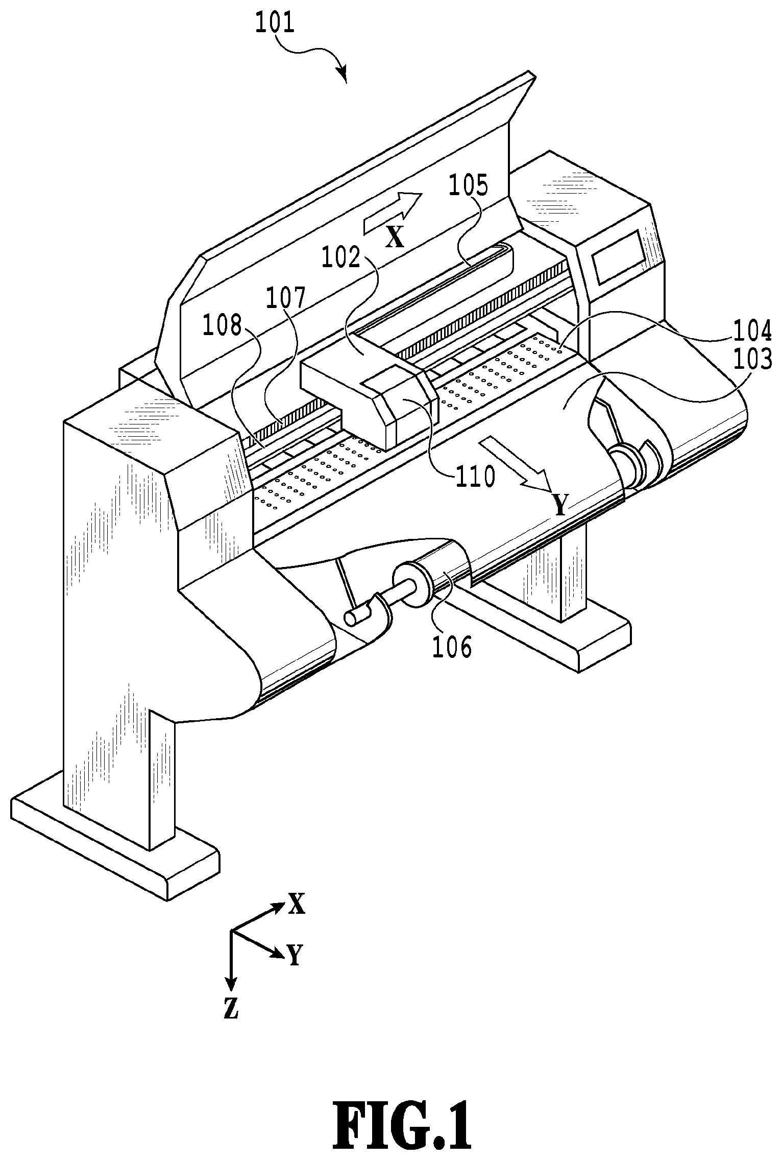 Patent US12472744 — Printing apparatus and a method of controlling a printing apparatus including a control unit controlling a cleaning operation of a wiping unit wiping an ejection port surface — Figure 1