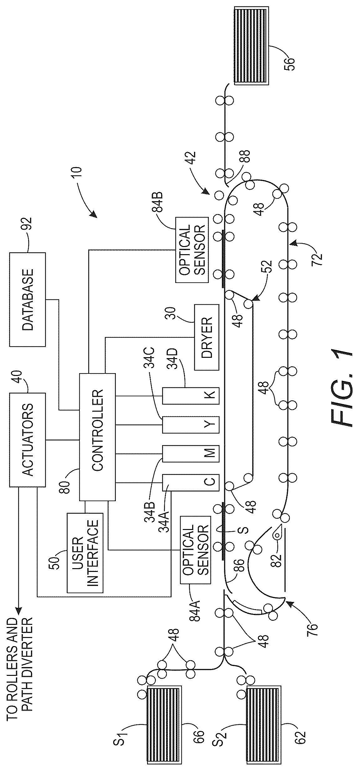Patent US12472747 — System and method for reducing plastic waste in inkjet printers — Figure 1
