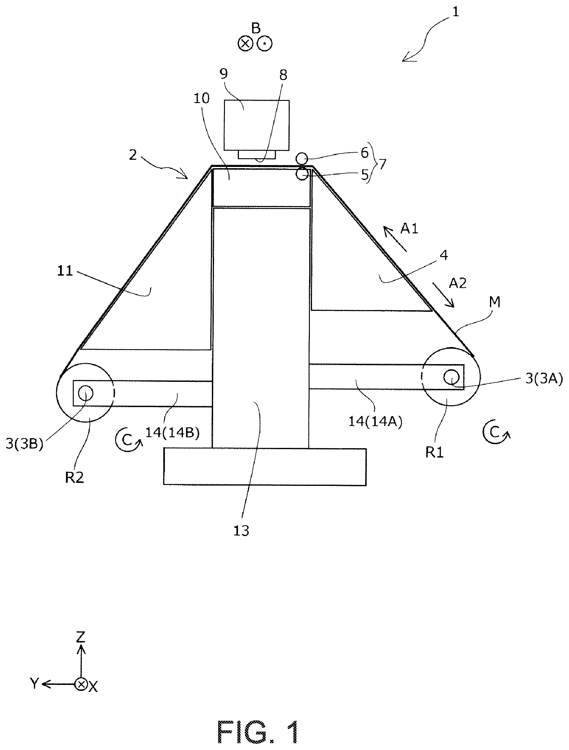 Patent US12472758 — Printing device — Figure 1