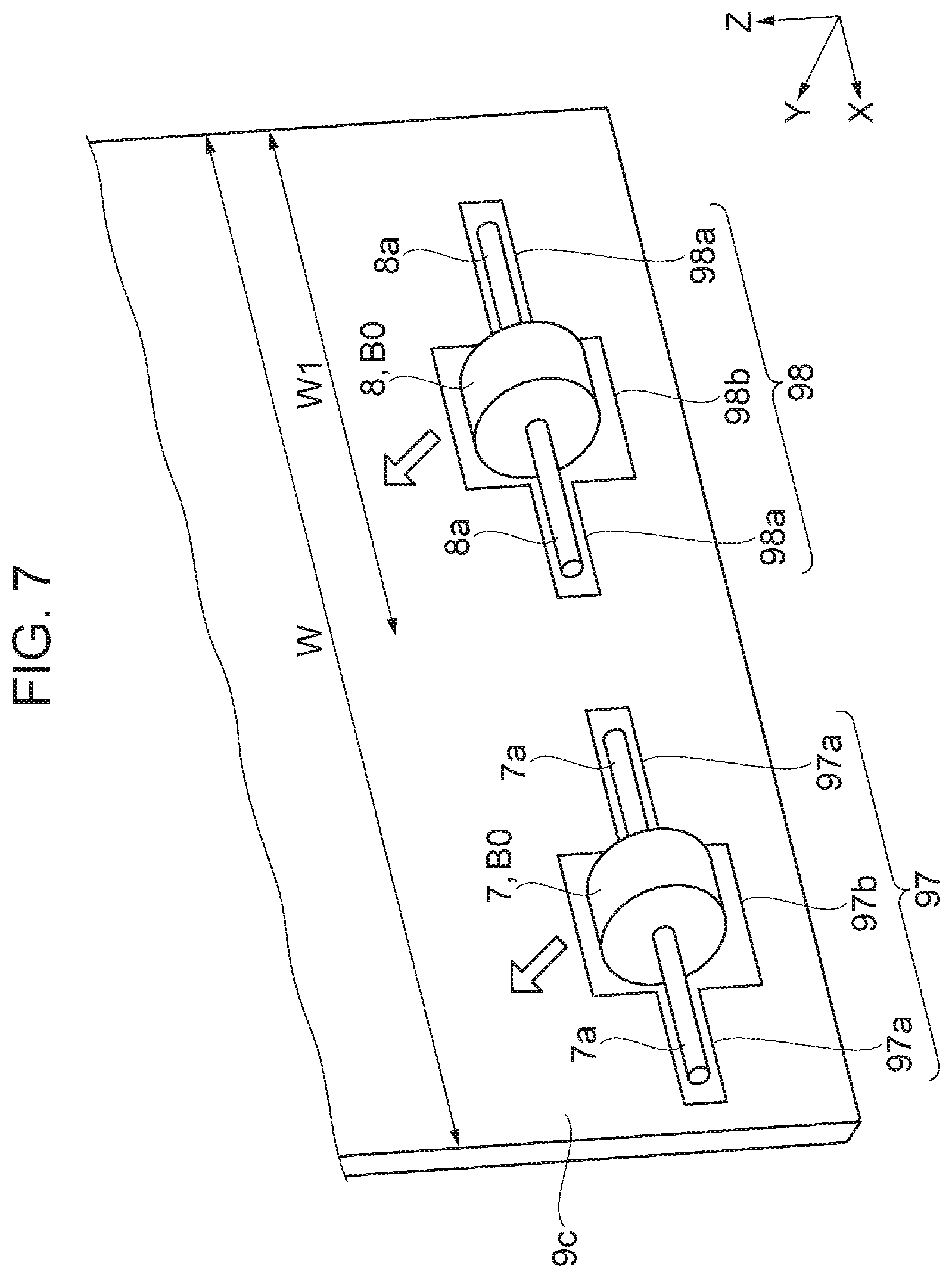 Patent US12472759 Figure 7 – Roll paper printer