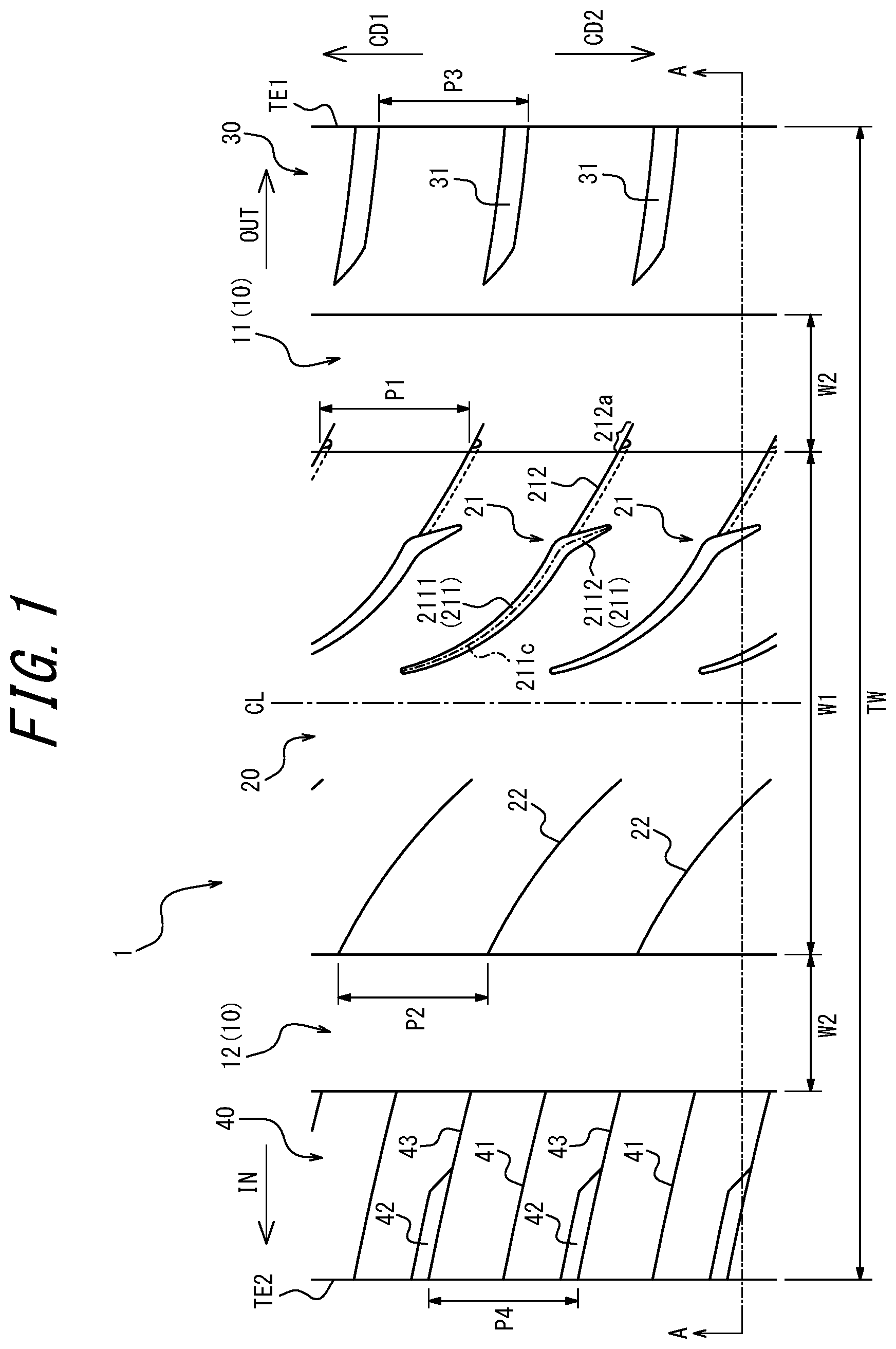 Patent US12472779 — Tire — Figure 1