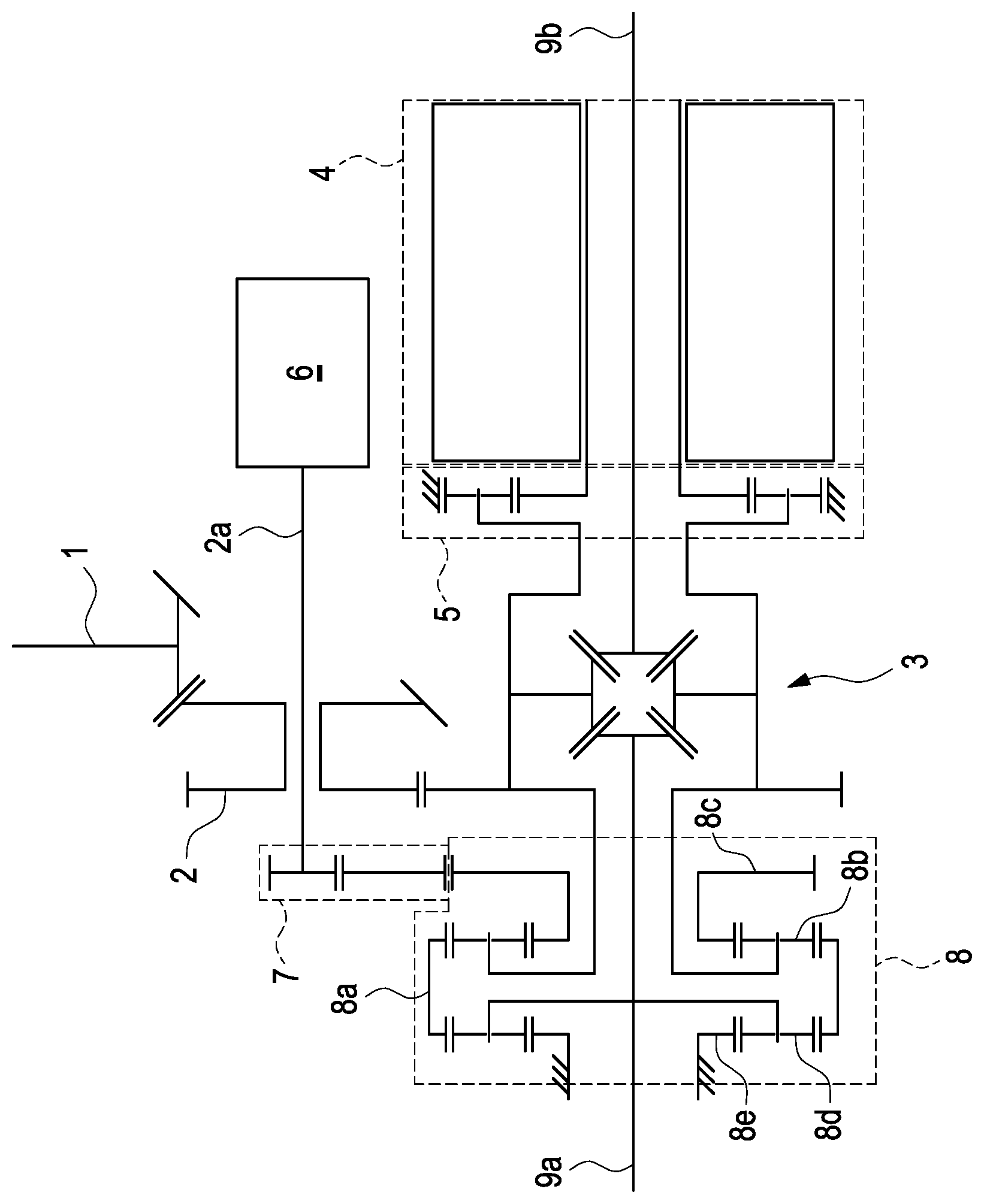 Patent US12472809 — Hybrid rear axle drive — Figure 1