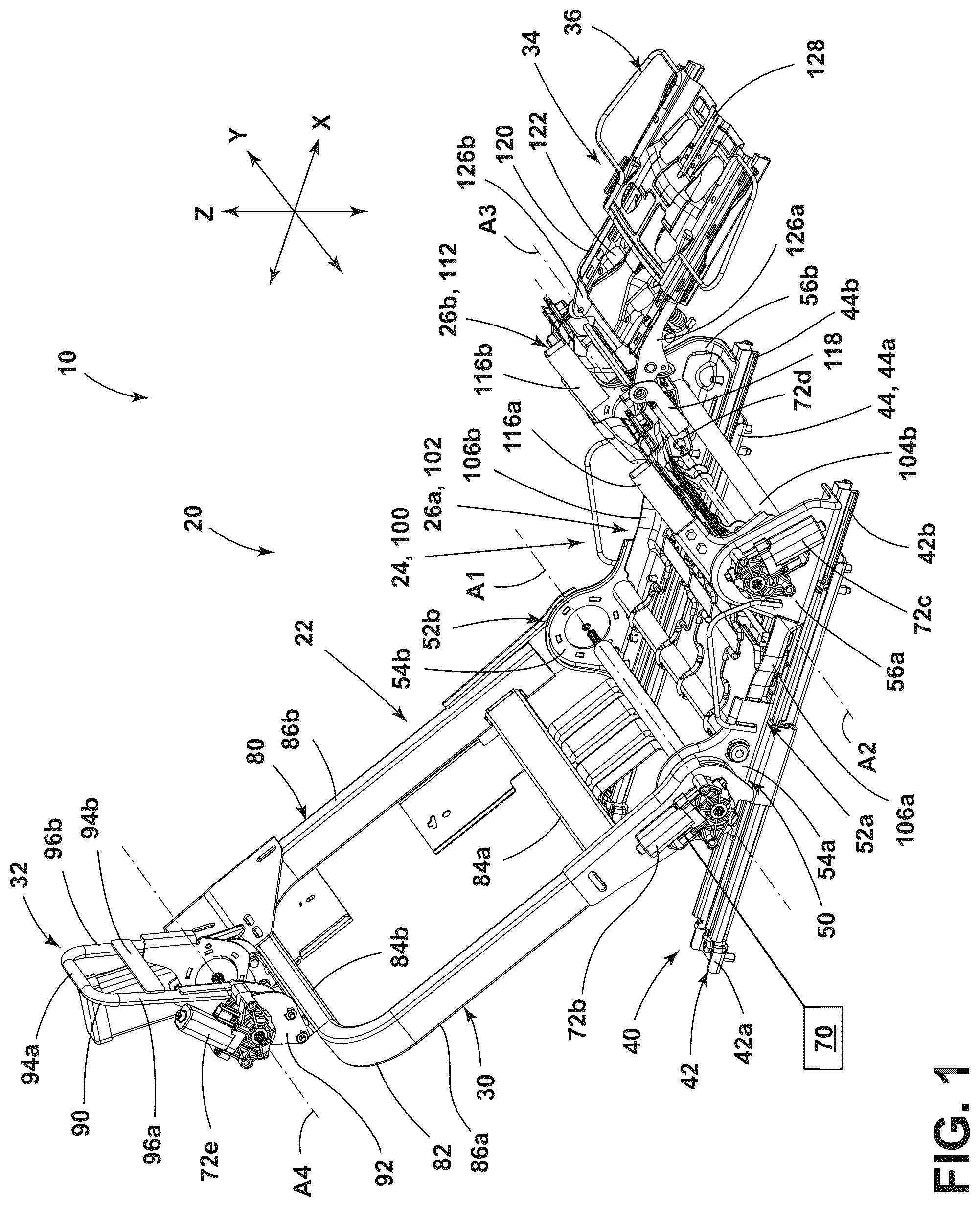 Patent US12472849 — Seat assembly — Figure 1