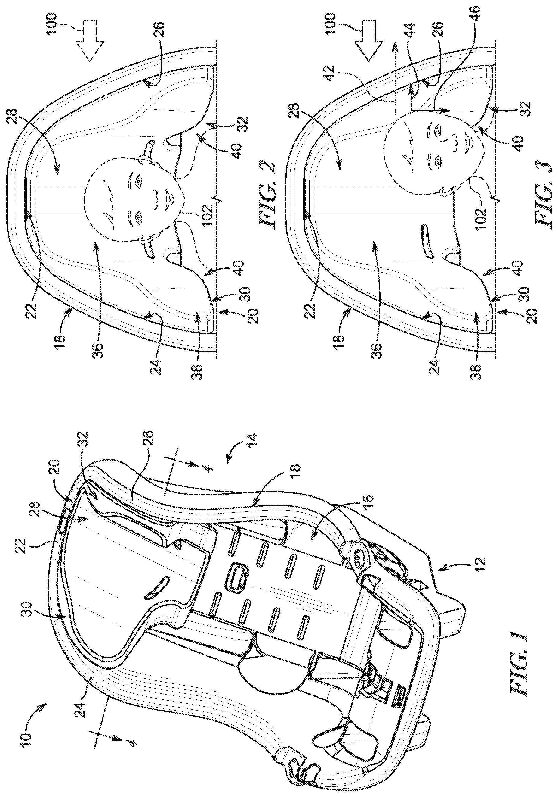 Patent US12472854 — Child restraint — Figure 1