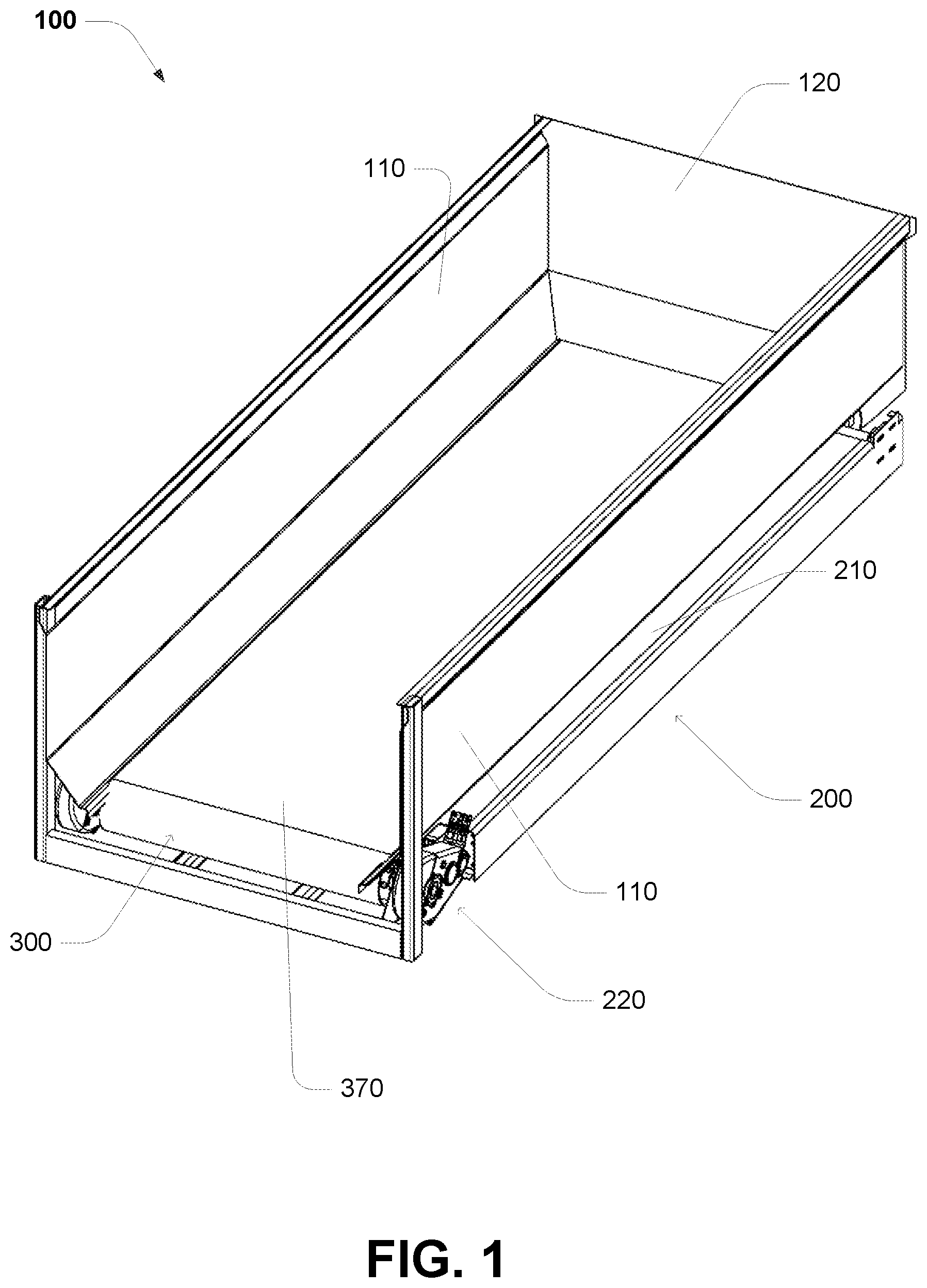 Patent US12472859 — Conveyor system — Figure 1