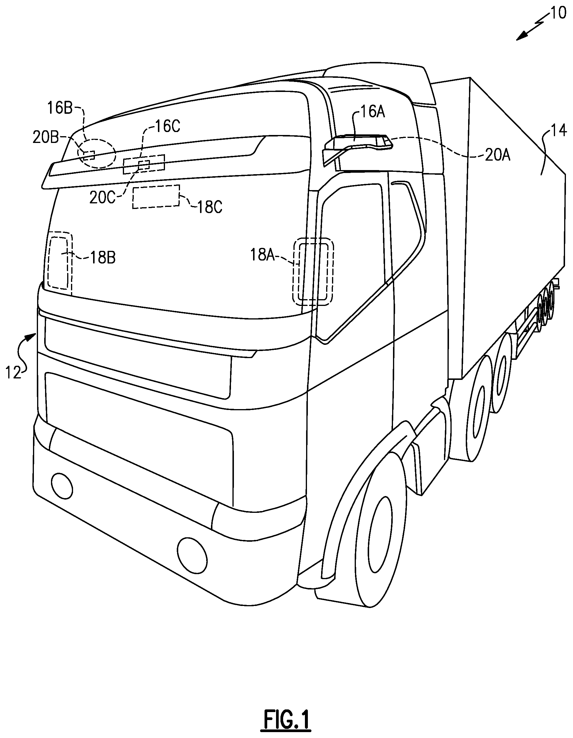 Patent US12472875 — Method and apparatus for CMS having touchscreen-based zoom features — Figure 1