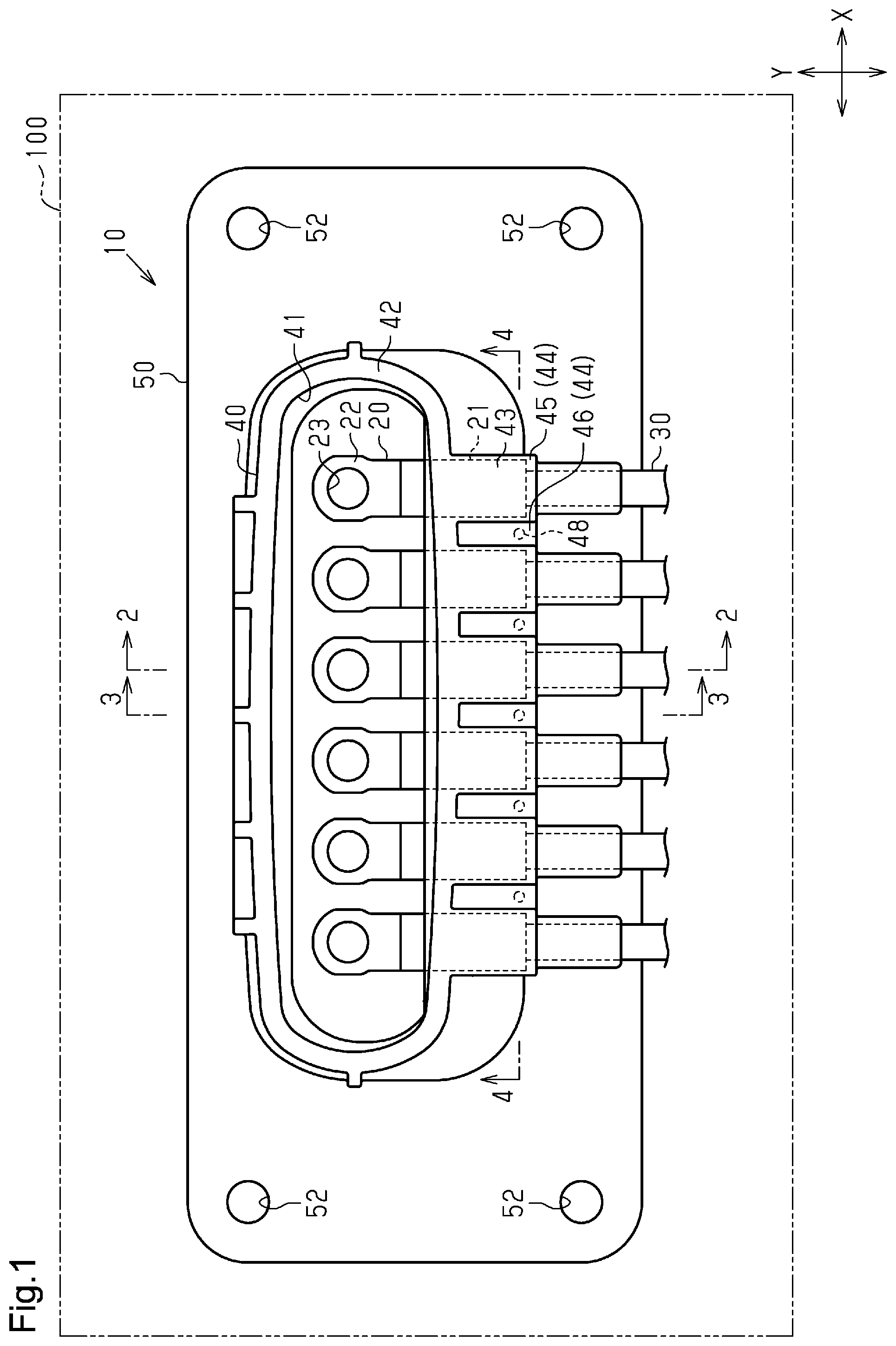 Patent US12472887 — Wire harness — Figure 1