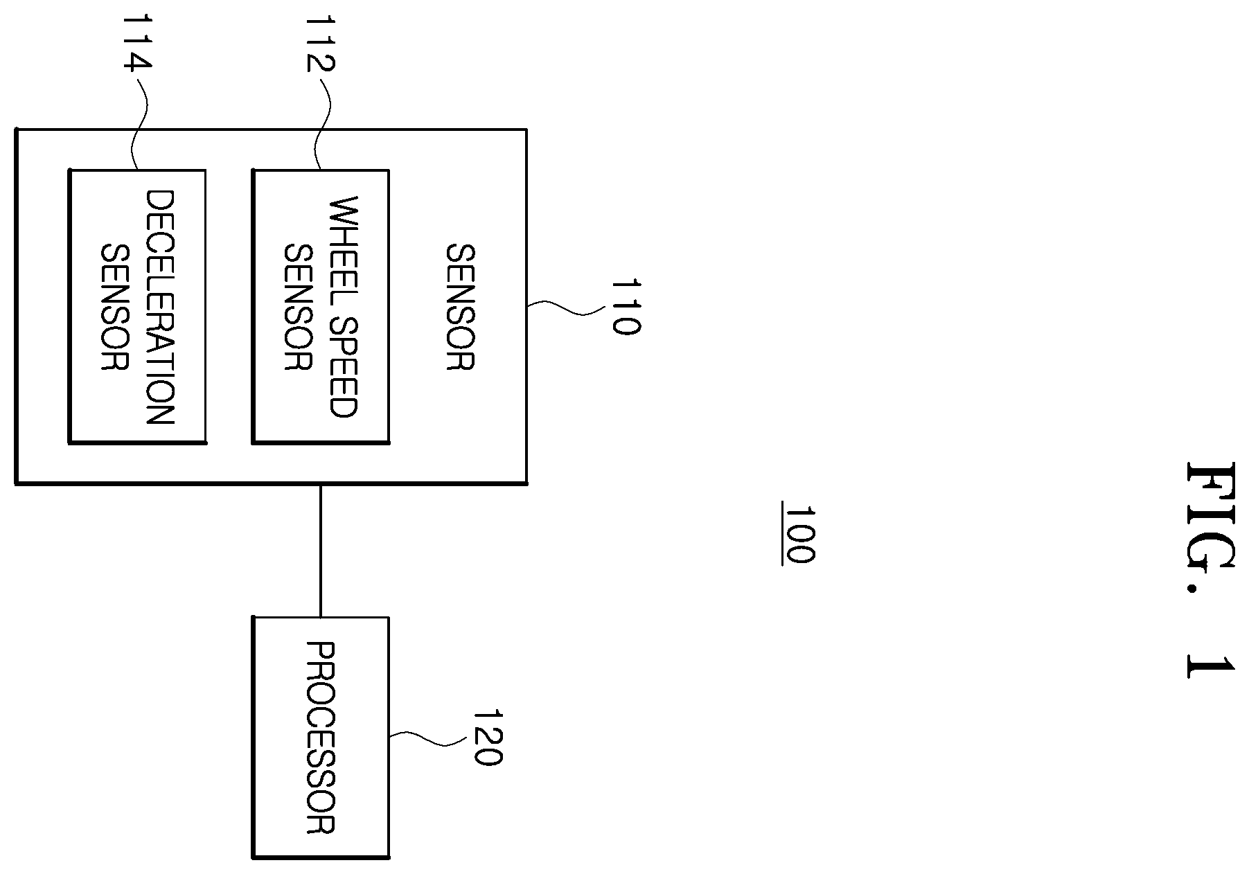 Patent US12472914 — Apparatus and method for controlling electronic brake of vehicle — Figure 1