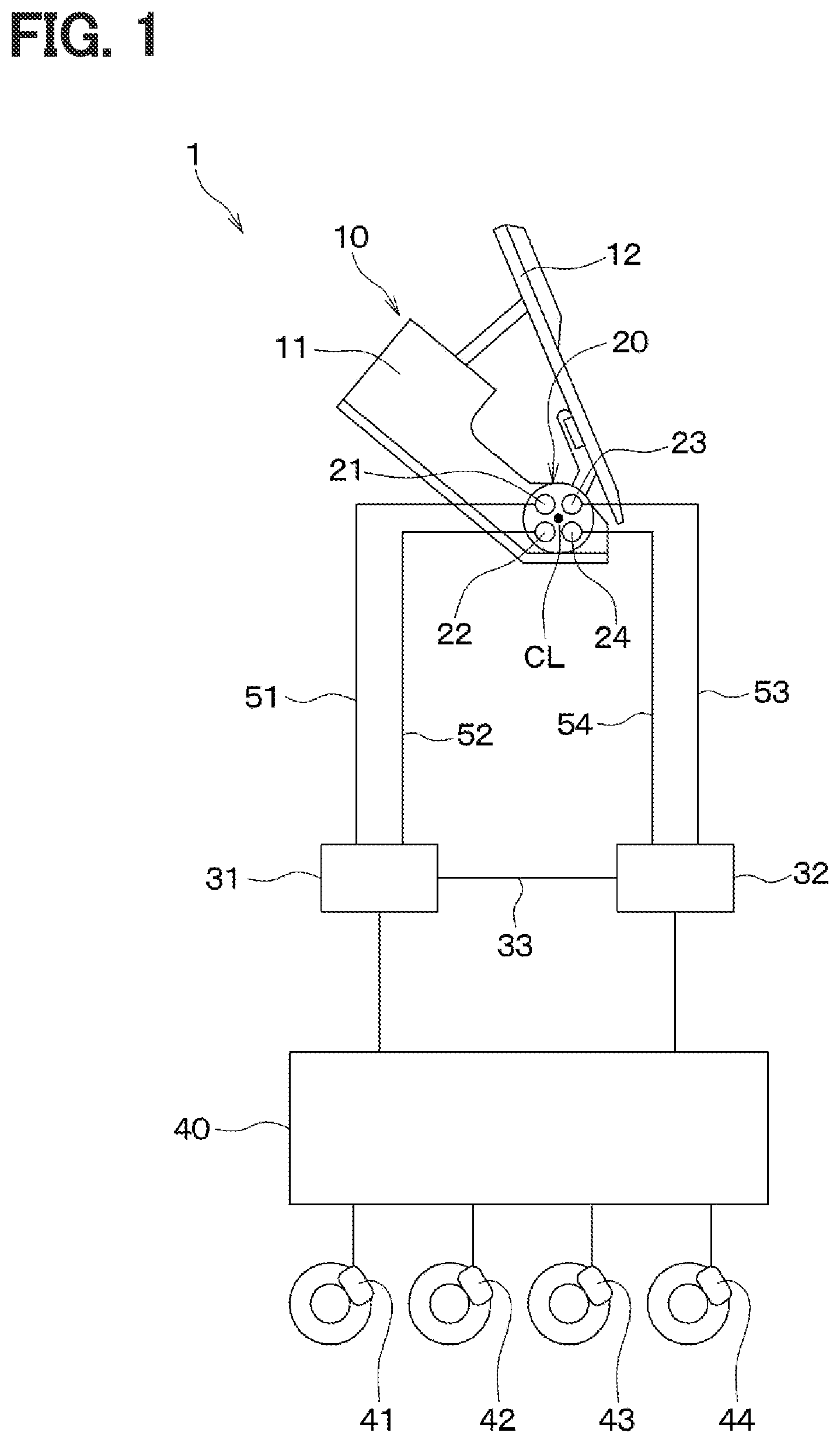 Patent US12472917 — Brake system — Figure 1