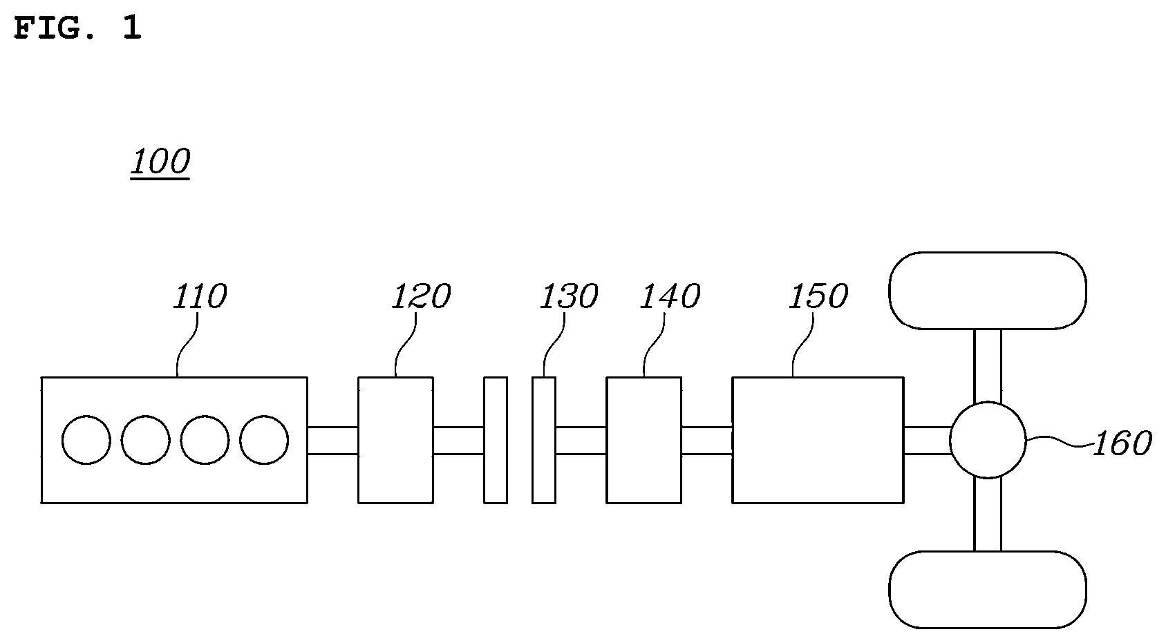 Patent US12472926 — Hybrid electric vehicle and driving control method for same — Figure 1