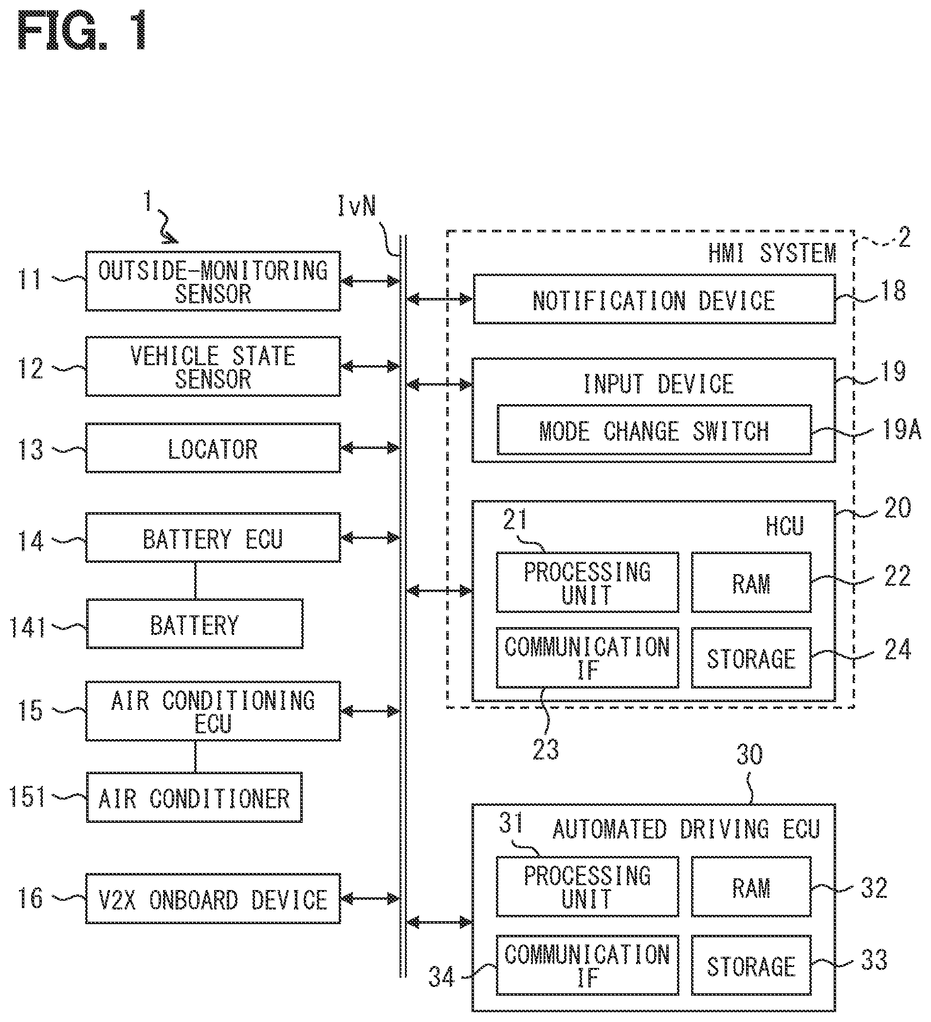 Patent US12472969 — Vehicle notification for decrease in the residual fuel/energy — Figure 1