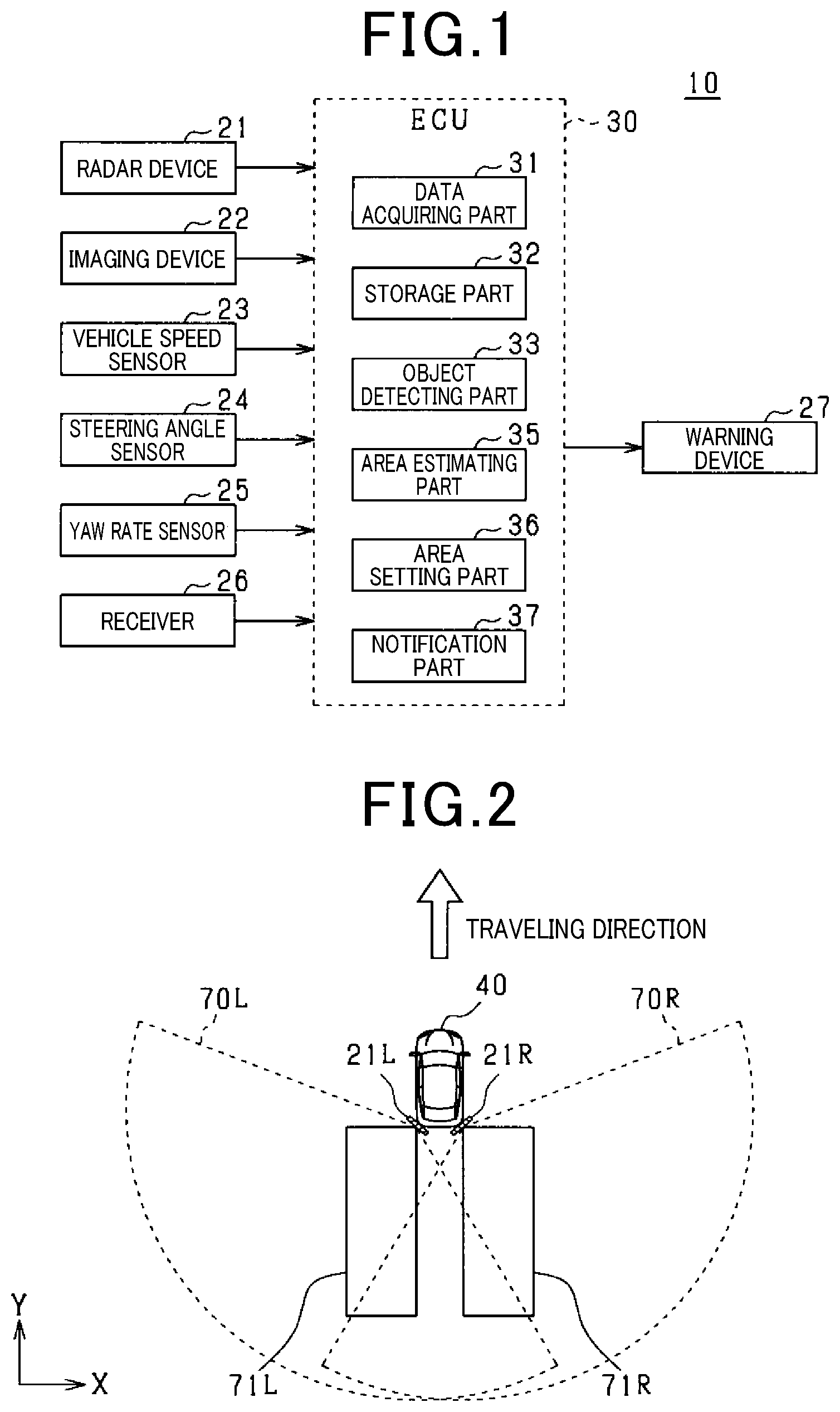 Patent US12472971 — Driving assistance device — Figure 1
