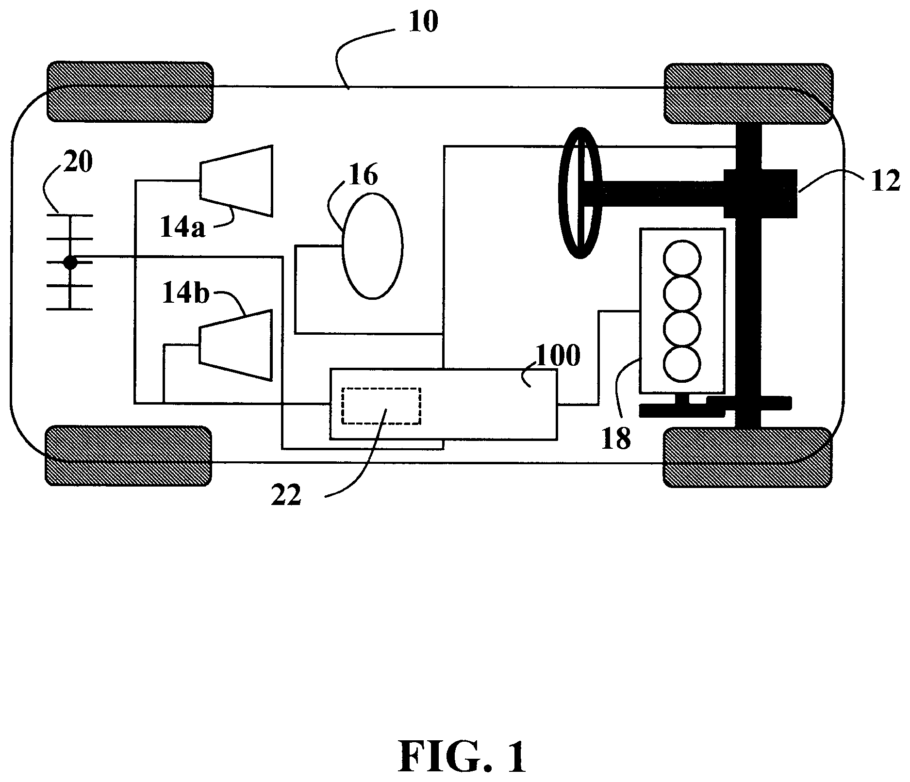 Patent US12472981 — Systems and methods for decision making for autonomous vehicles — Figure 1