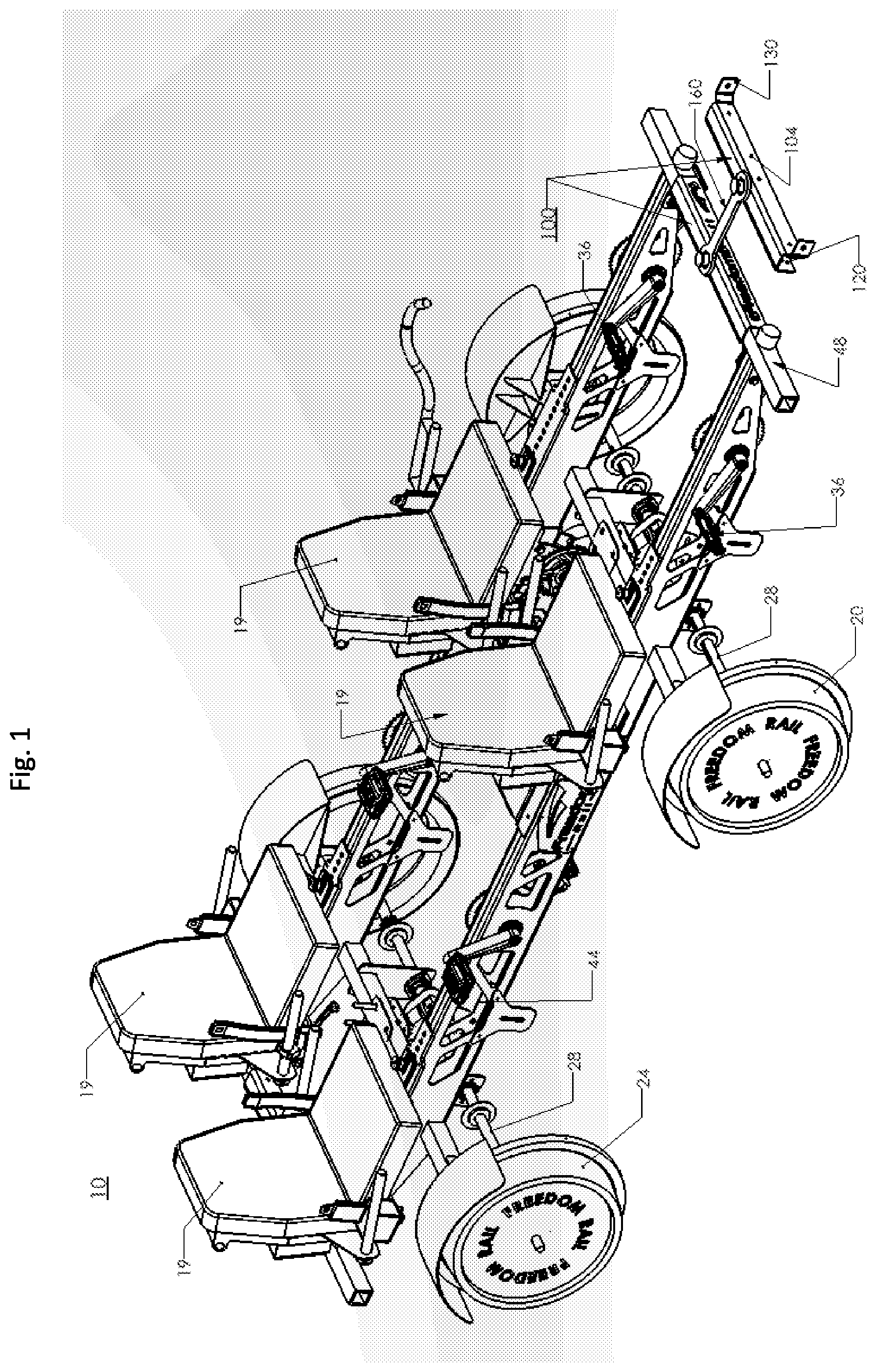 Patent US12472997 — Tow hitch assembly for wheeled vehicles — Figure 1
