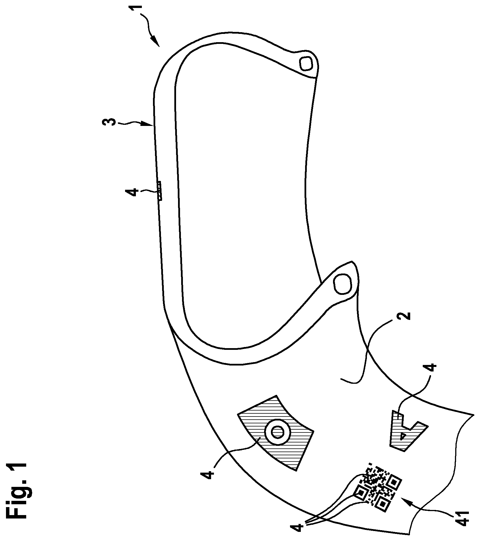 Patent US12479133 — Combined production method for a moulding tool for the moulding vulcanization of a vehicle tire and vehicle tire — Figure 1