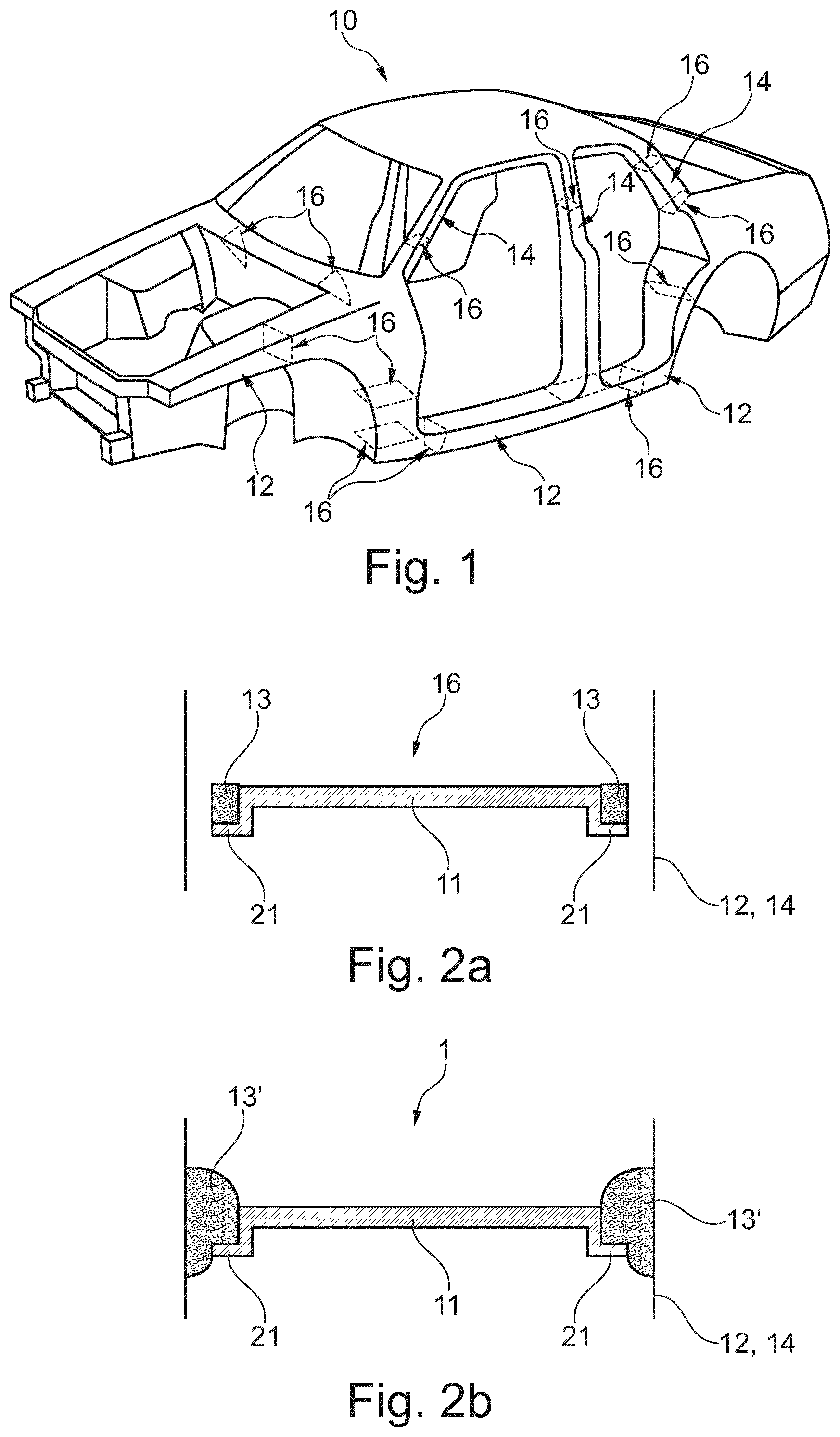 Patent US12479136 — Device for reinforcing, sealing or damping a structural element — Figure 1