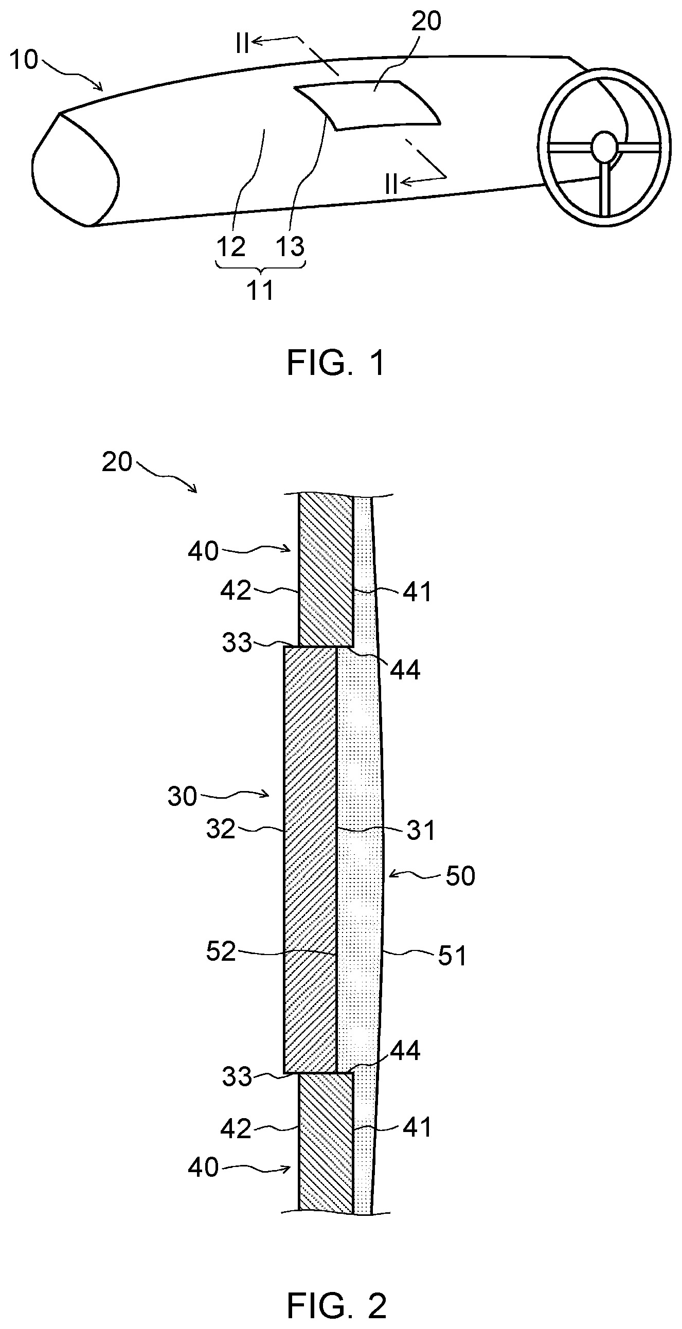 Patent US12479139 — Display device, manufacturing method thereof, and instrument panel comprising display device — Figure 1