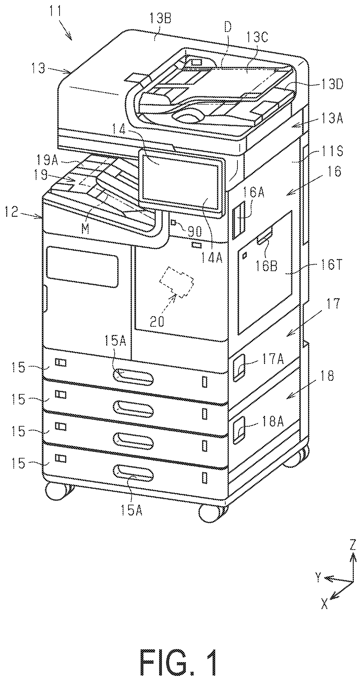 Patent US12479219 — Recording device — Figure 1