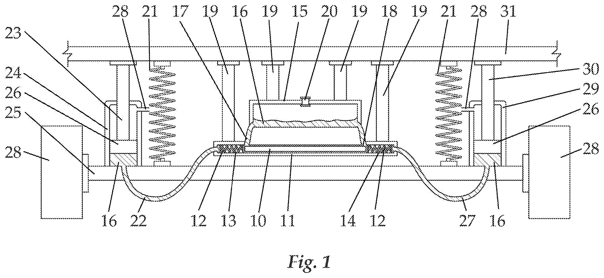 Patent US12479253 Figure 1 – Suspension system