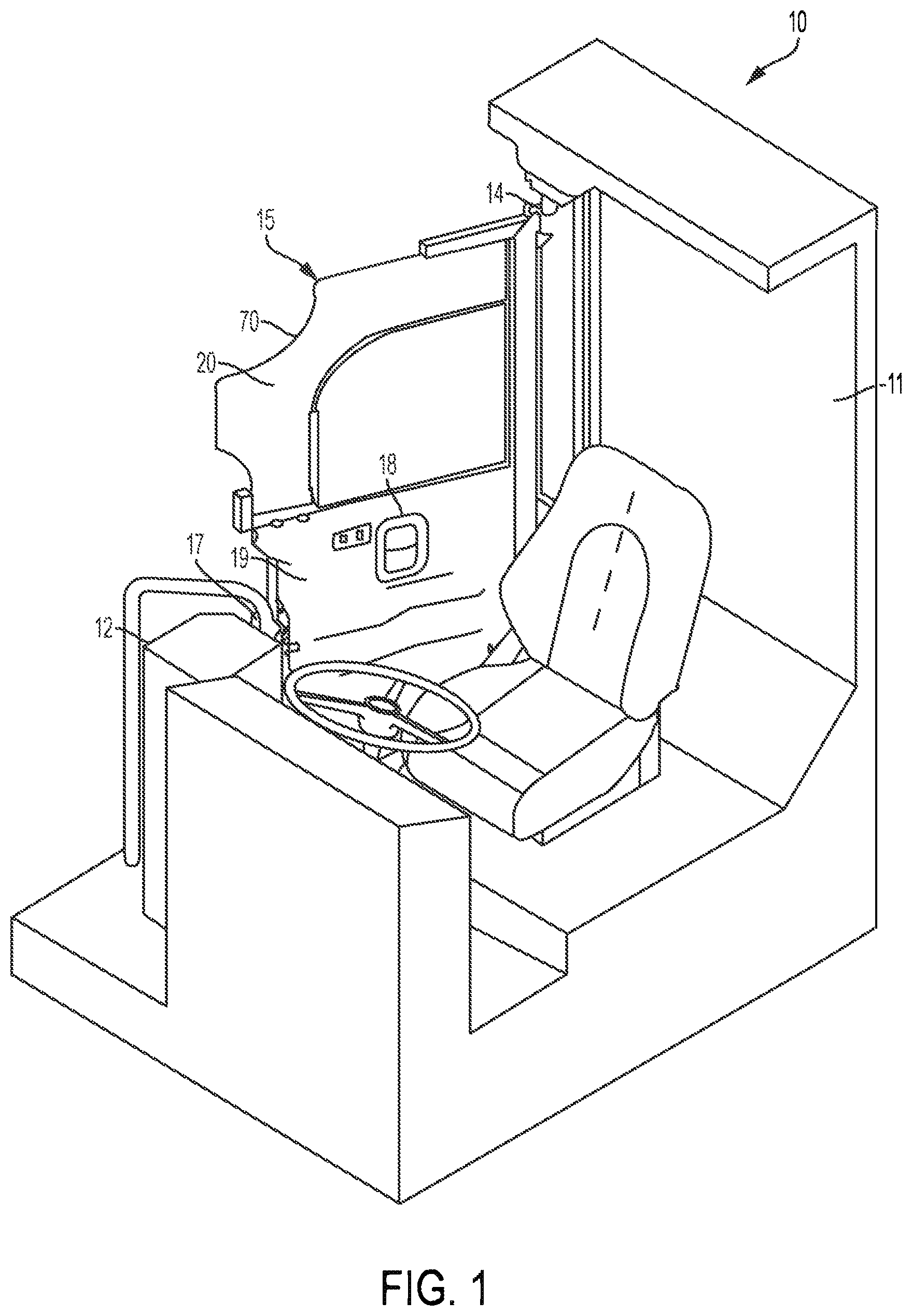 Patent US12479272 — Enclosure for a vehicle system — Figure 1