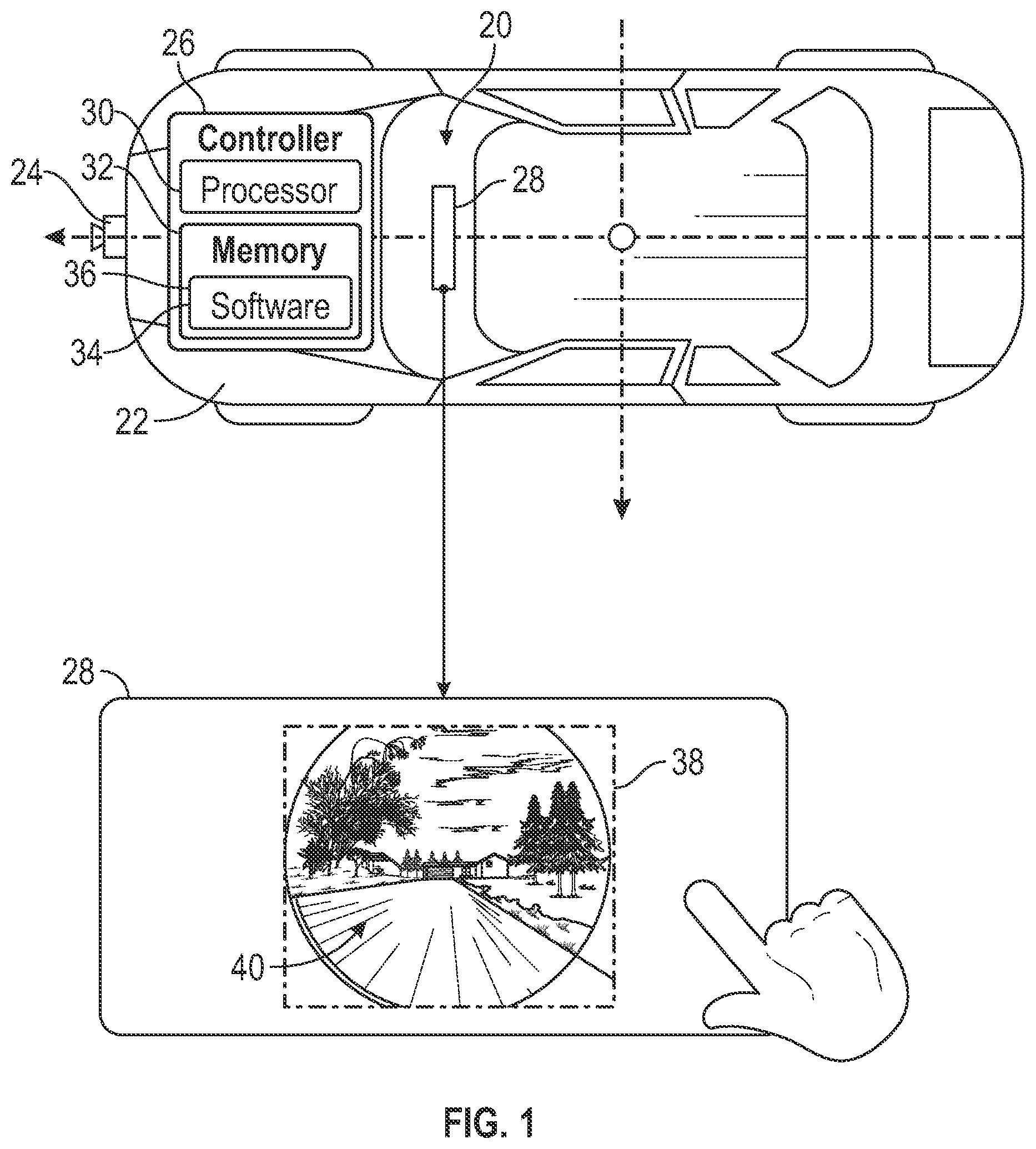 Patent US12479452 — User-assisted drive-able area detection — Figure 1