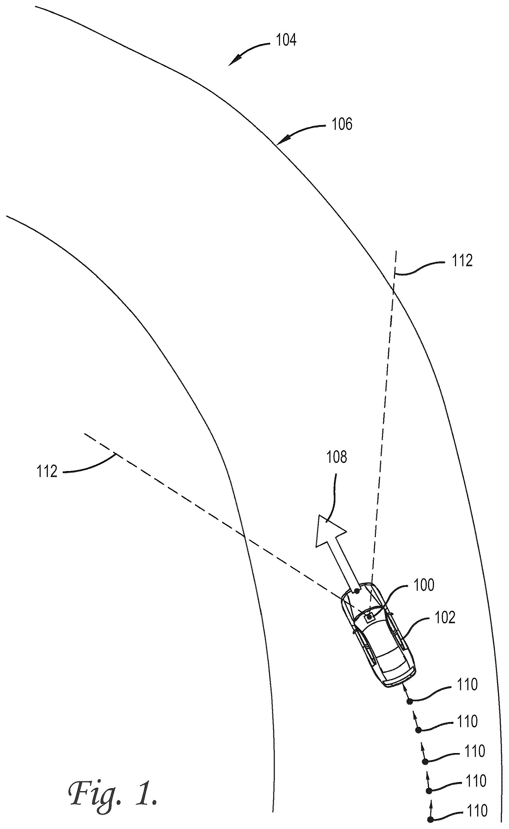 Patent US12479455 — Racing coach device with tire temperature sensor — Figure 1