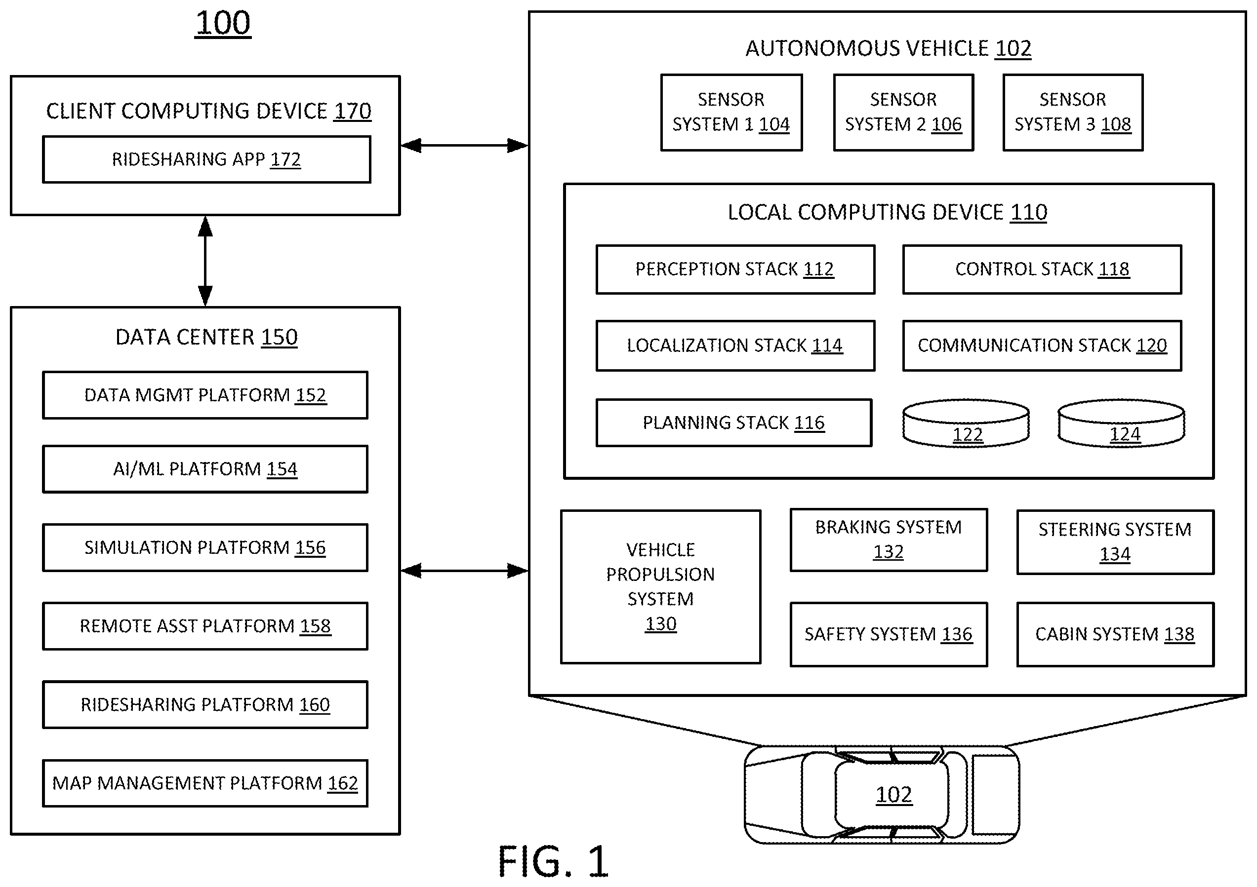 Patent US12479473 — Fast probability-of-collision computation — Figure 1