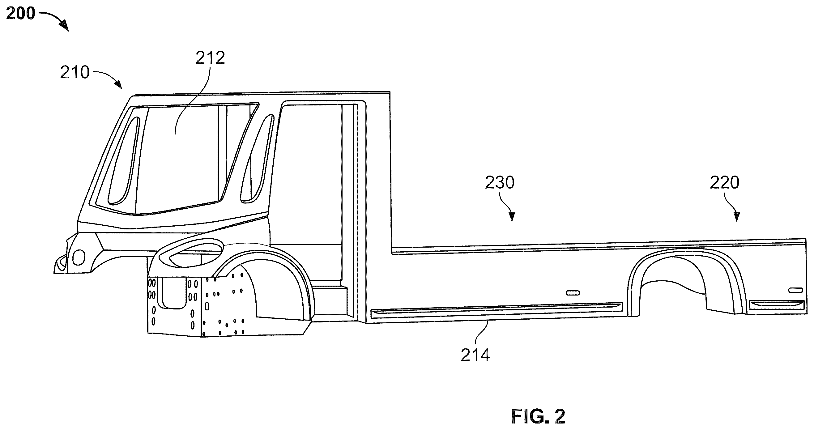 Patent US12479509 Figure 2 – Land vehicles incorporating removable powertrain units, powertrain units, and methods therefor