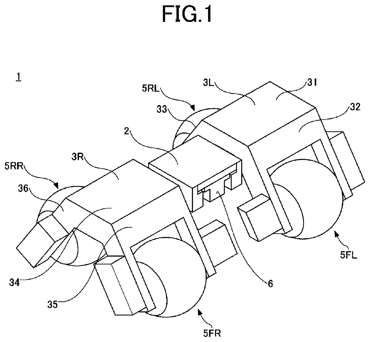 Patent US12479525 — Wall climbing vehicles with adaptable magnetic wheels — Figure 1