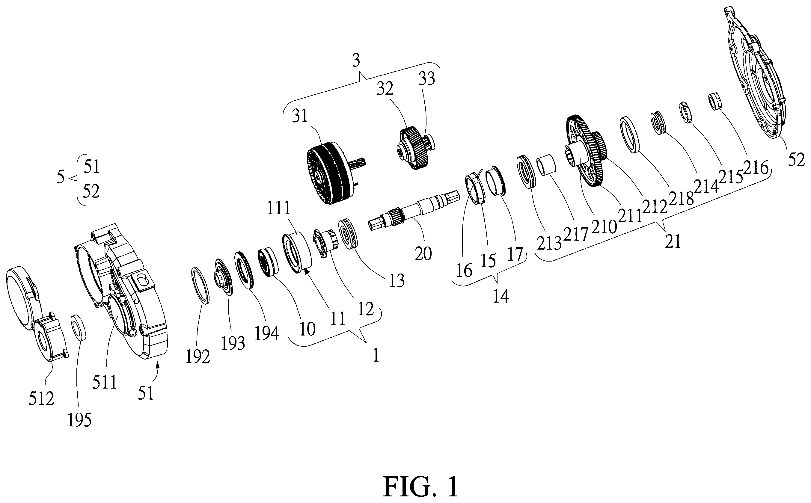 Patent US12479533 — Pedal force detection mechanism for electric-assisted bicycle — Figure 1