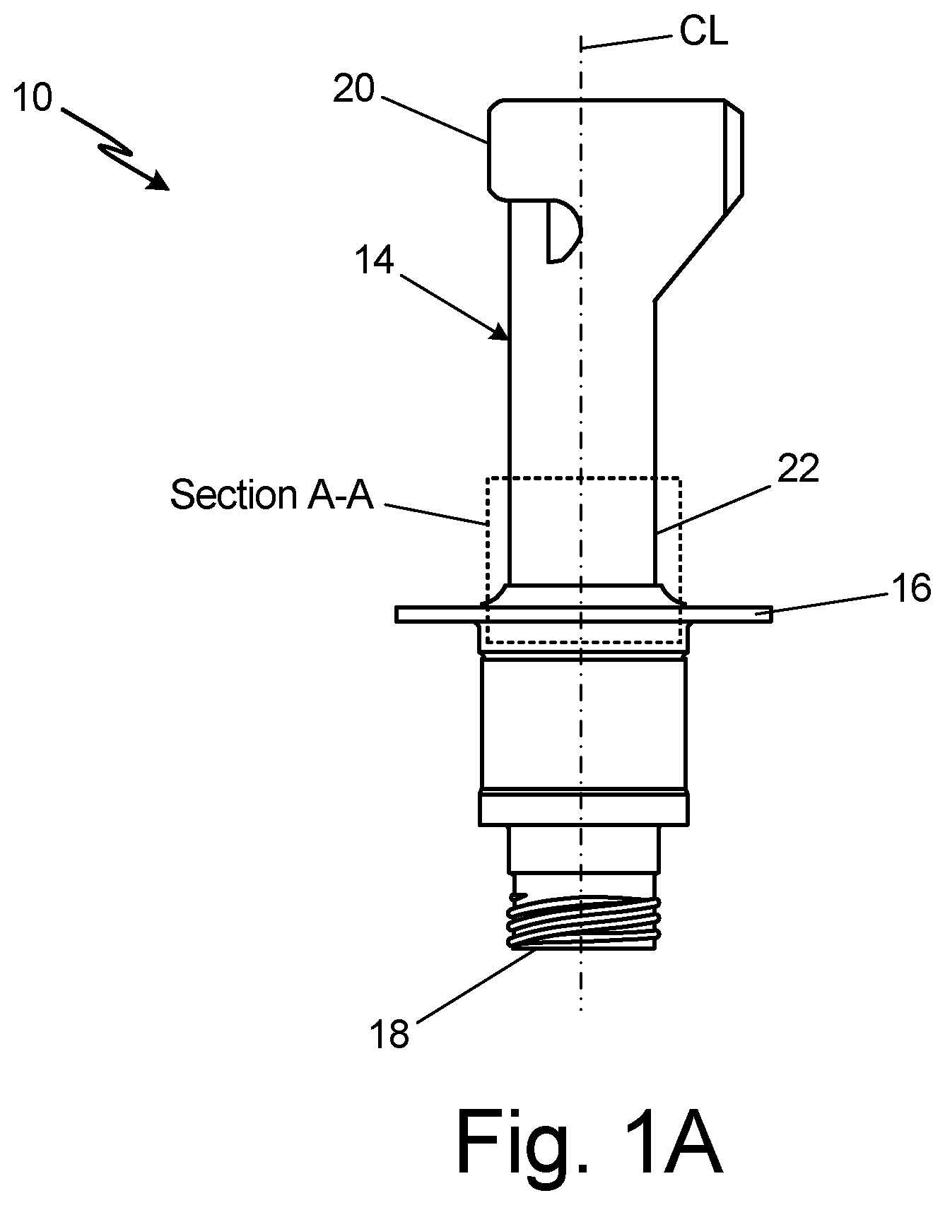 Patent US12479583 — Air data probe electronics housing with retention features — Figure 1