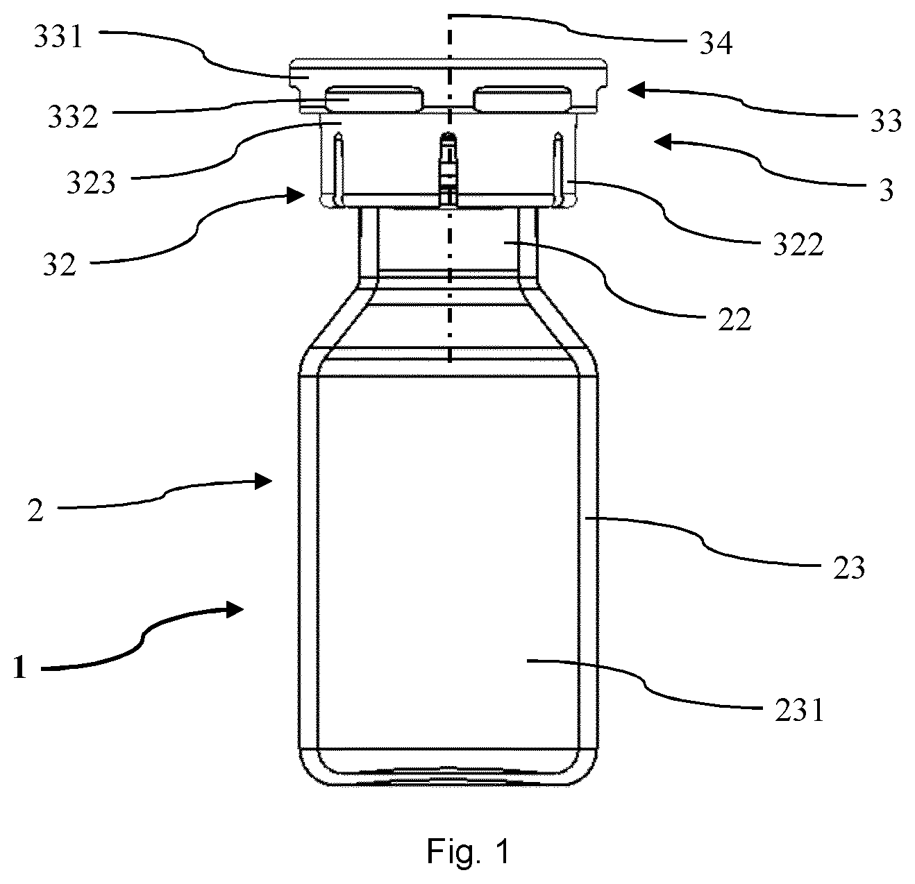 Patent US12479637 — Closure system and kit — Figure 1