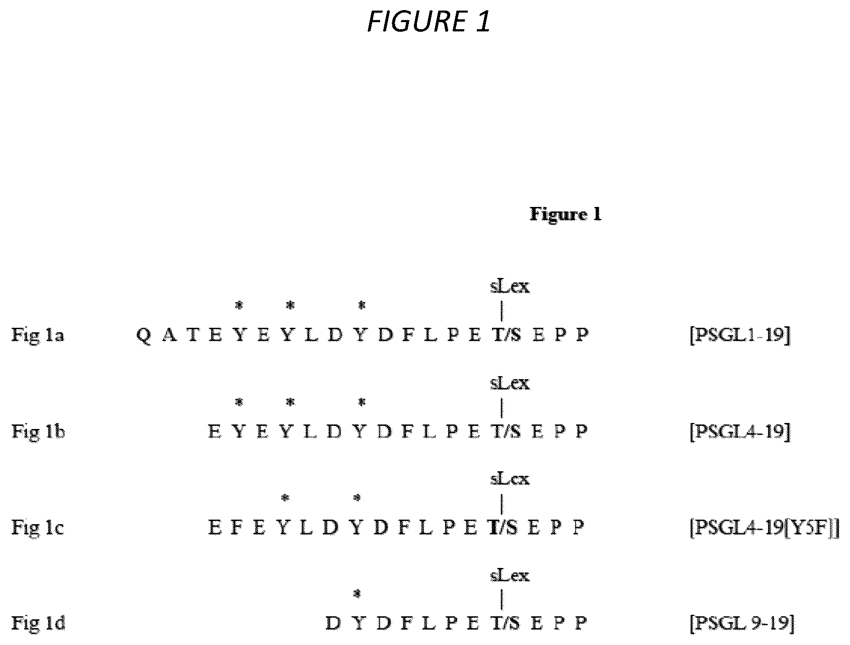 Patent US12479904 — Methods of treating cytokine release syndrome by administering a molecule comprising a soluble tandem selectin glycoprotein ligand — Figure 1