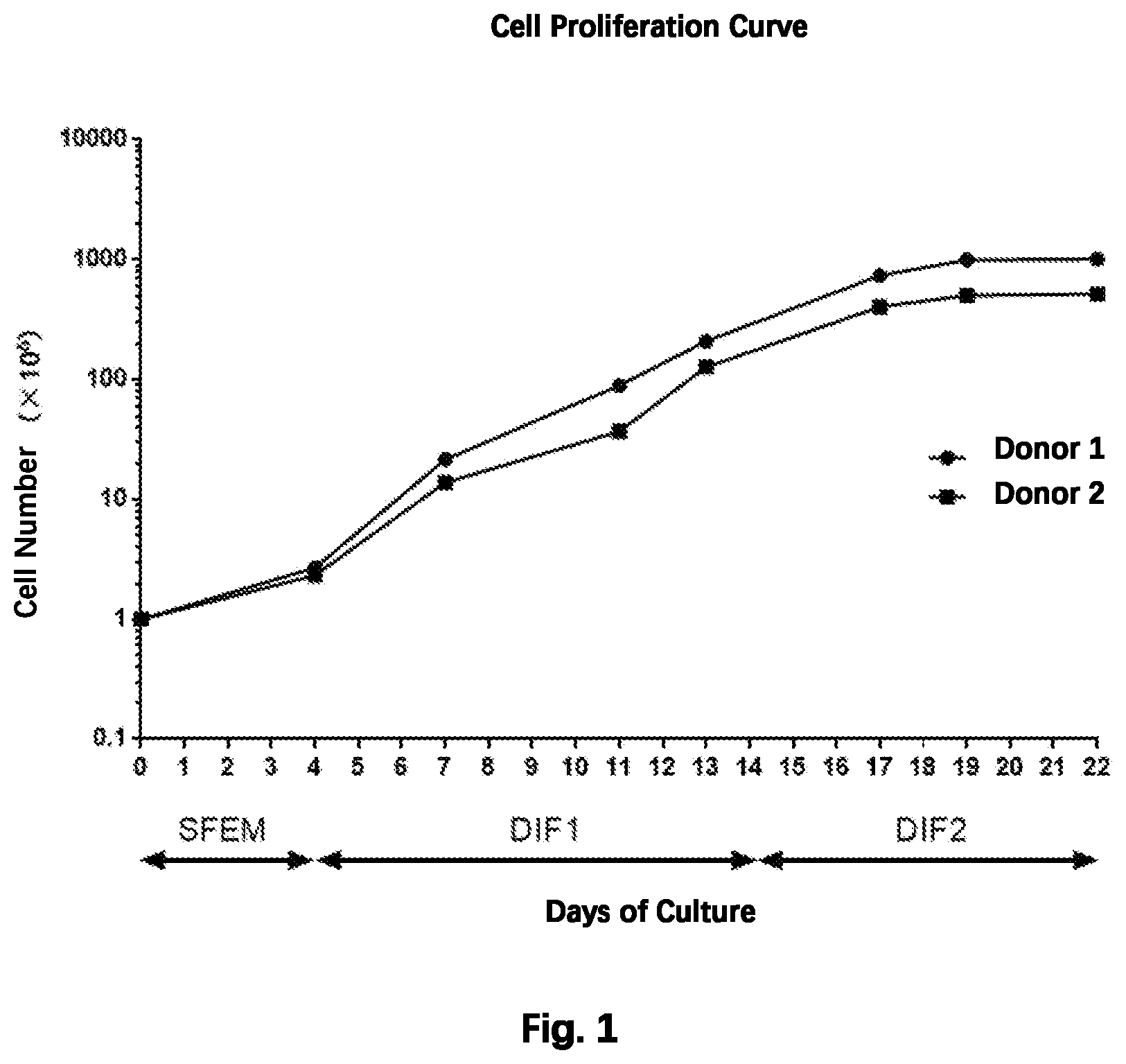 Patent US12480092 Figure 1 – Method for preparing mature red blood cells in vitro using peripheral blood
