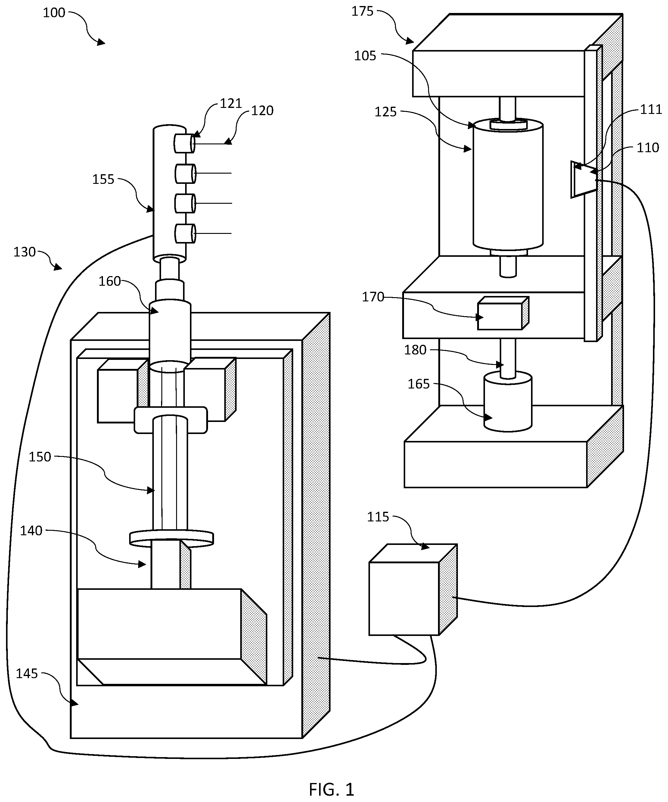 Patent US12480228 Figure 1 – Methods and systems for electrospinning using low power voltage converter