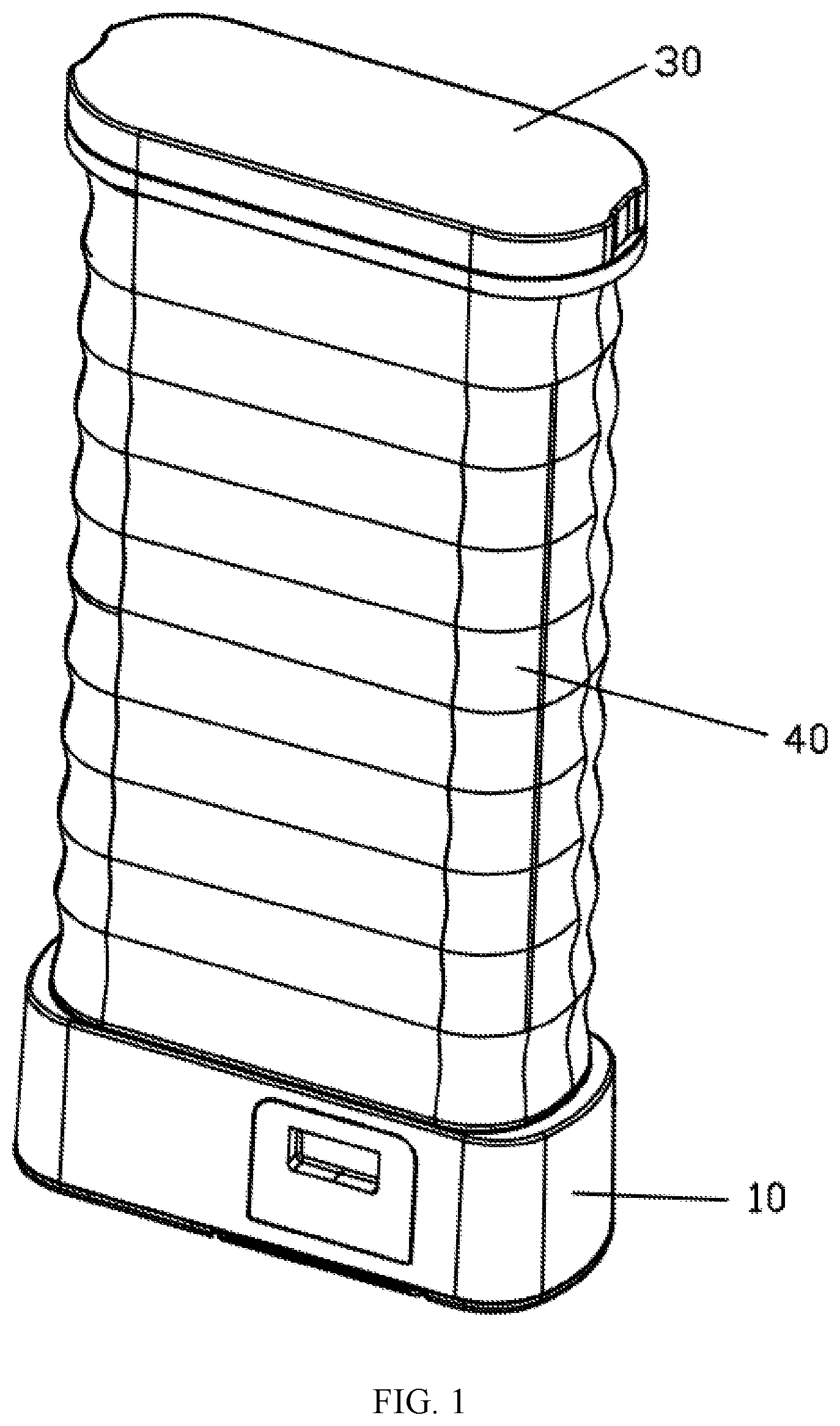 Patent US12480247 — Clothing care machine — Figure 1
