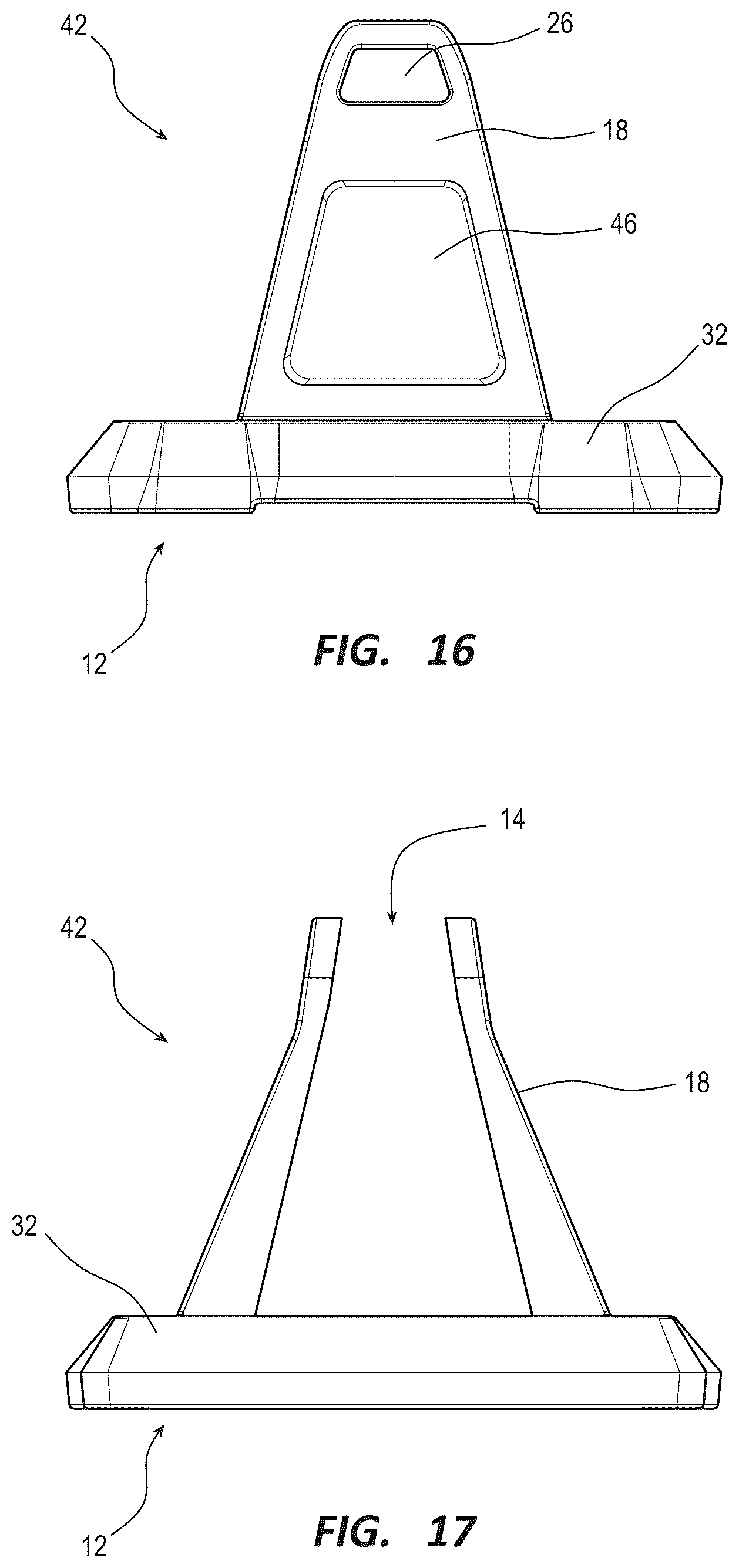 Patent US12480267 Figure 13 – Indicator sleeve for a traffic director