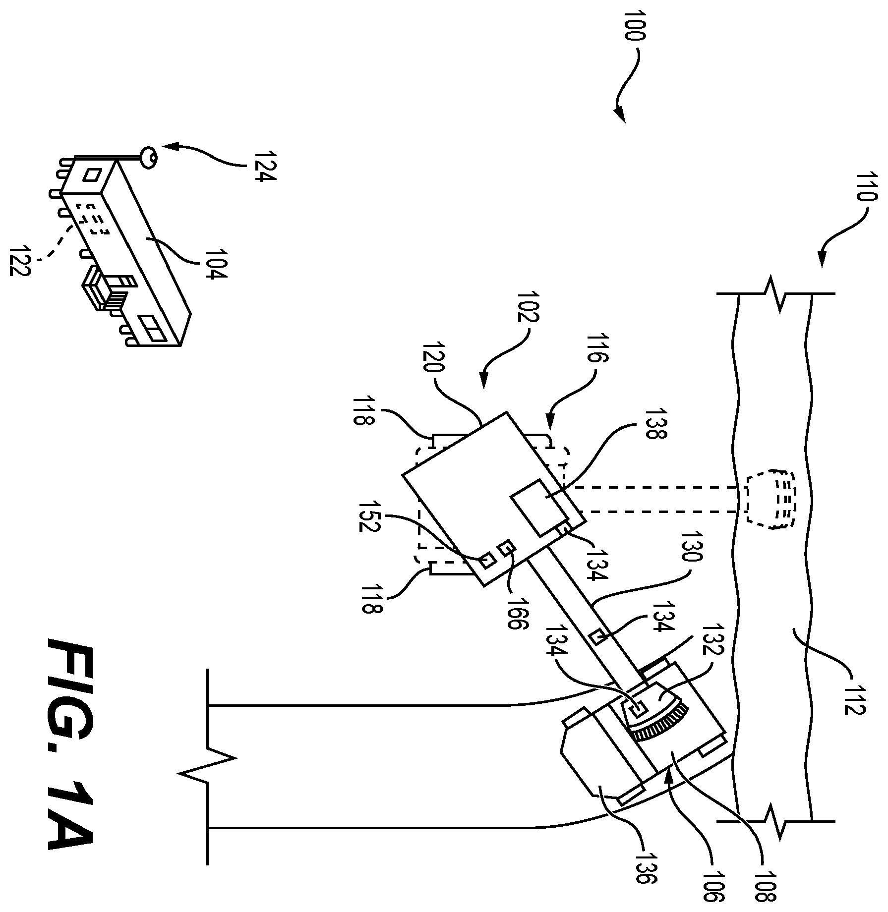 Patent US12480277 — Systems and methods for controlling a digging and dumping machine — Figure 1