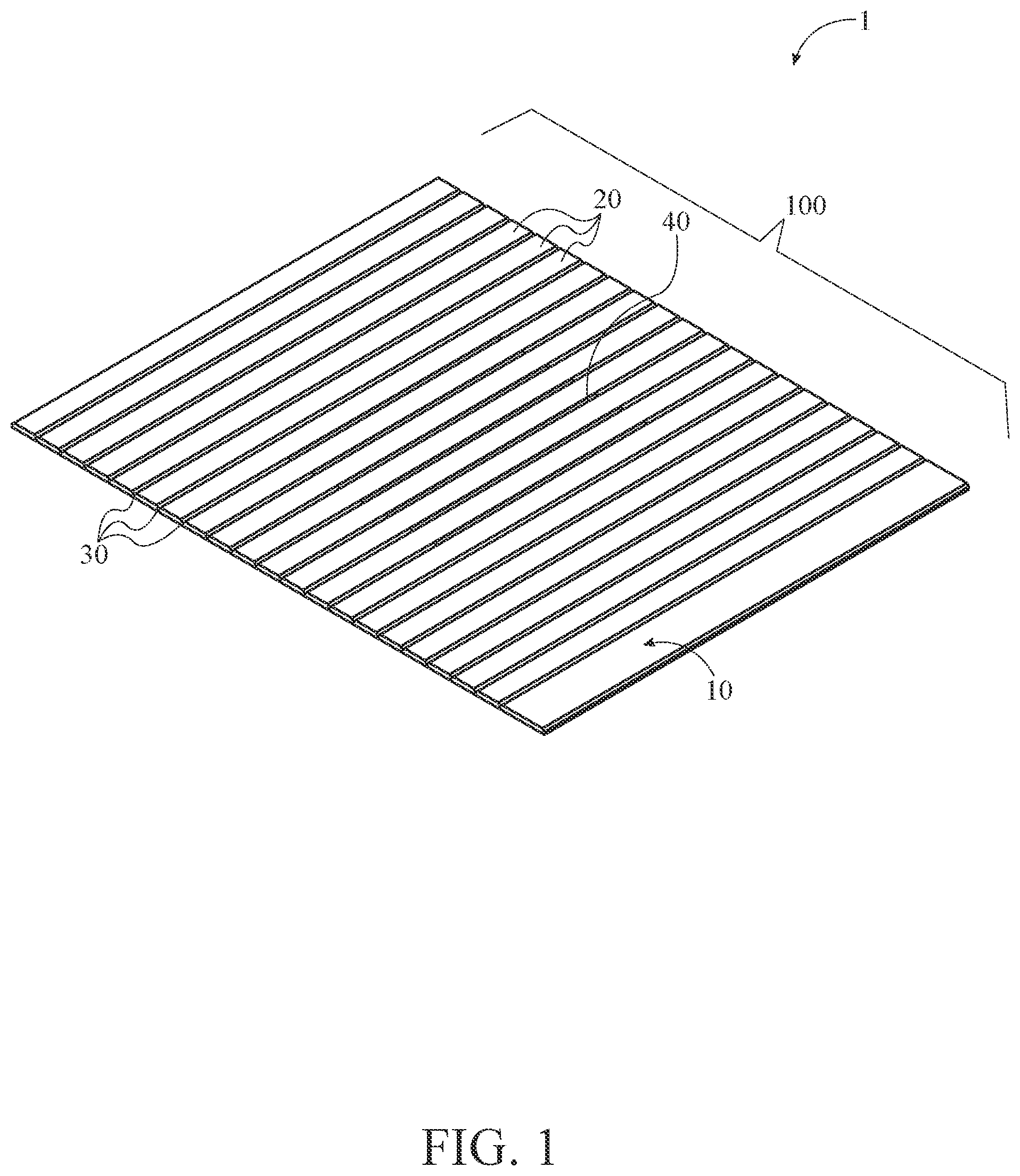 Patent US12480295 — Sink top mat — Figure 1