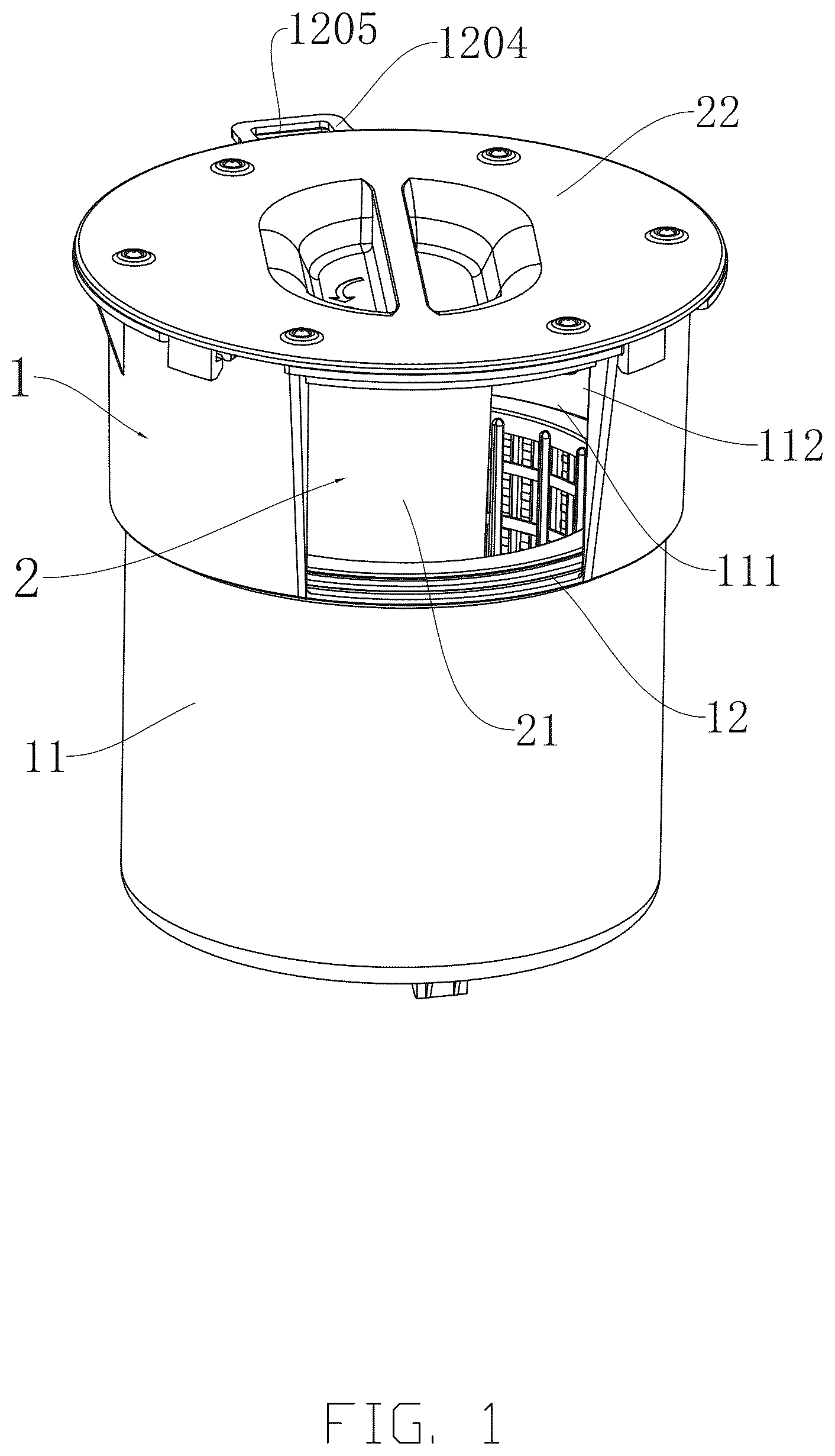 Patent US12480324 Figure 1 – Scum removal device