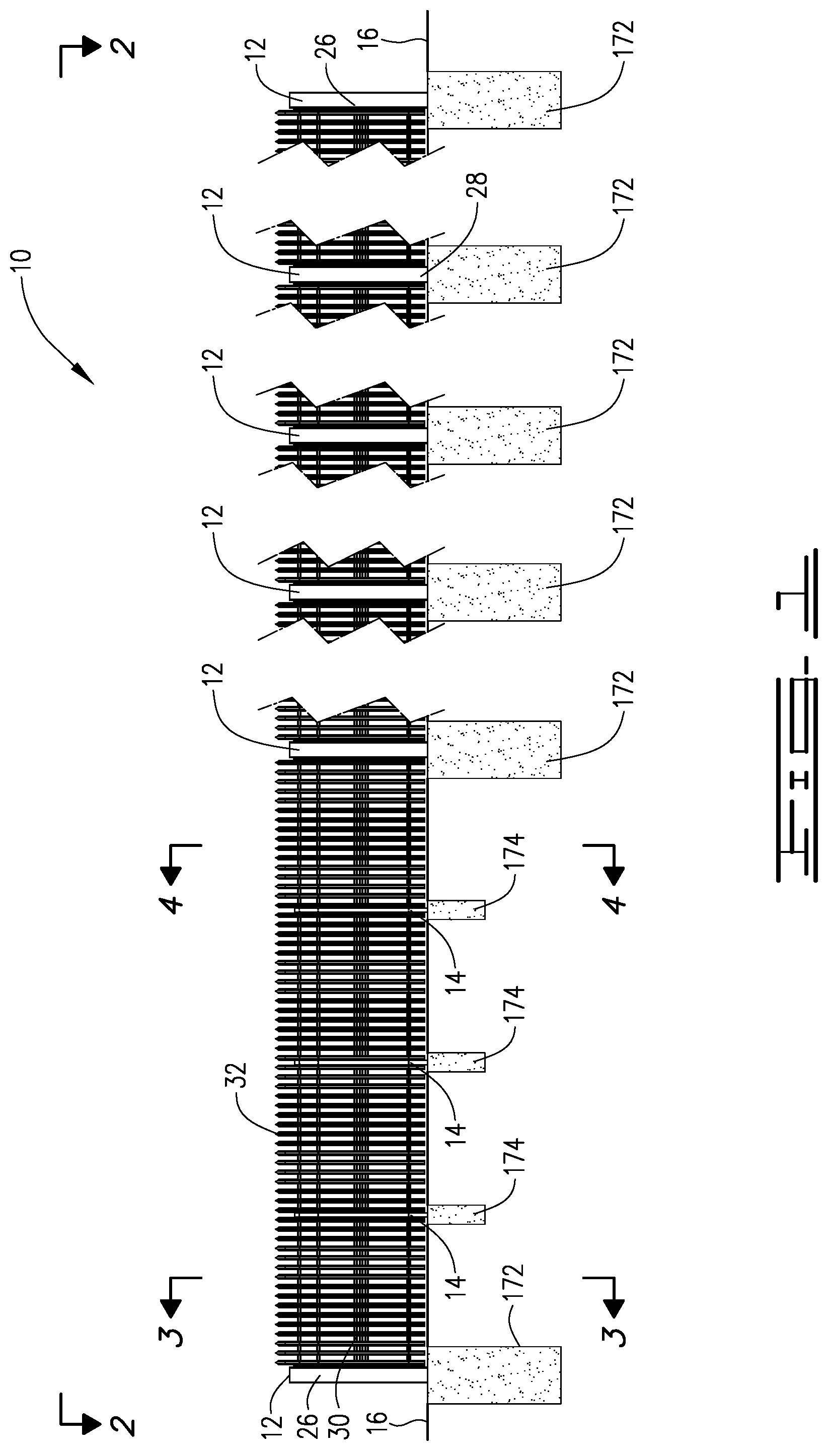 Patent US12480329 — Cable-reinforced barrier — Figure 1