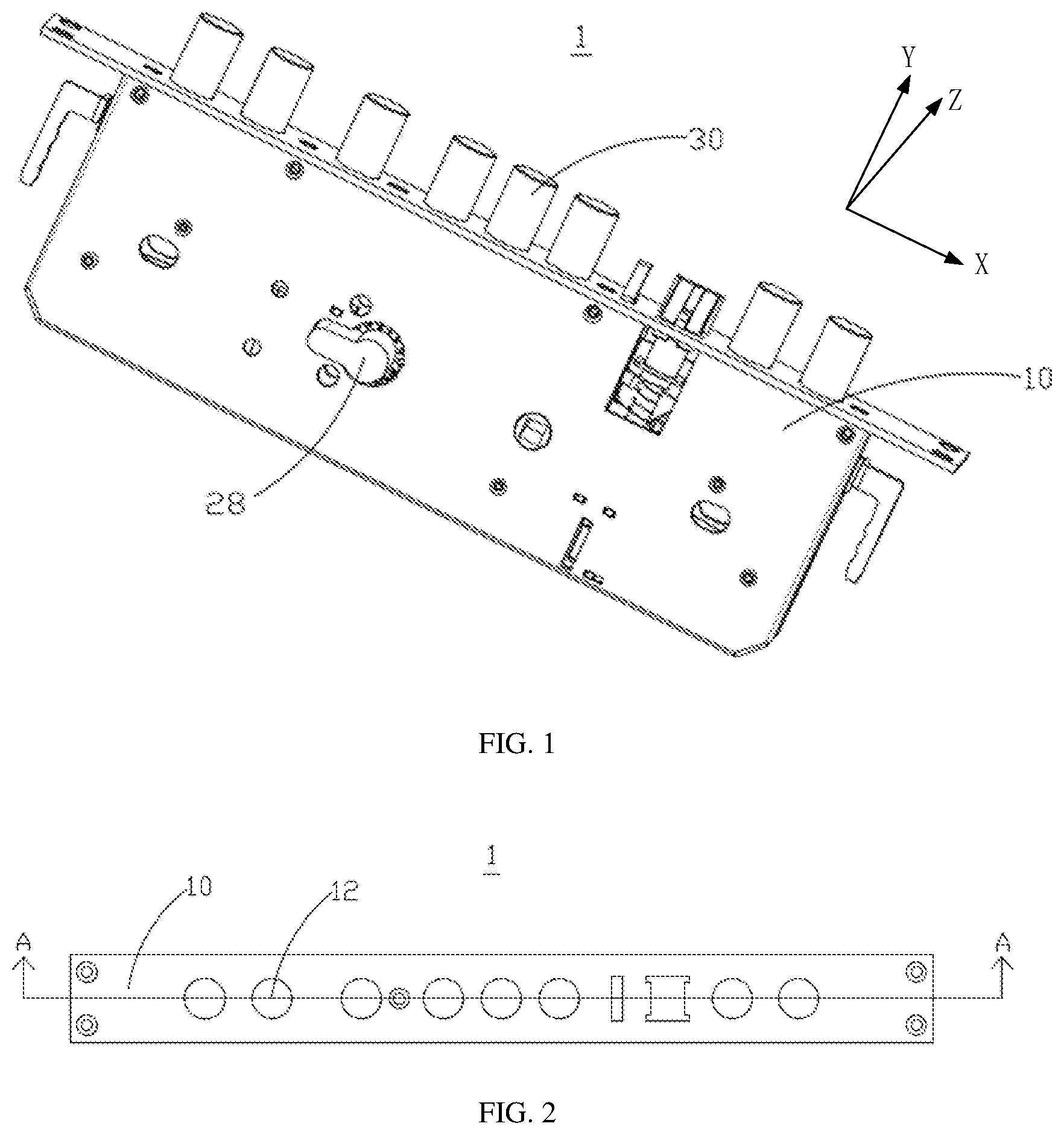 Patent US12480337 — Electric lock body — Figure 1