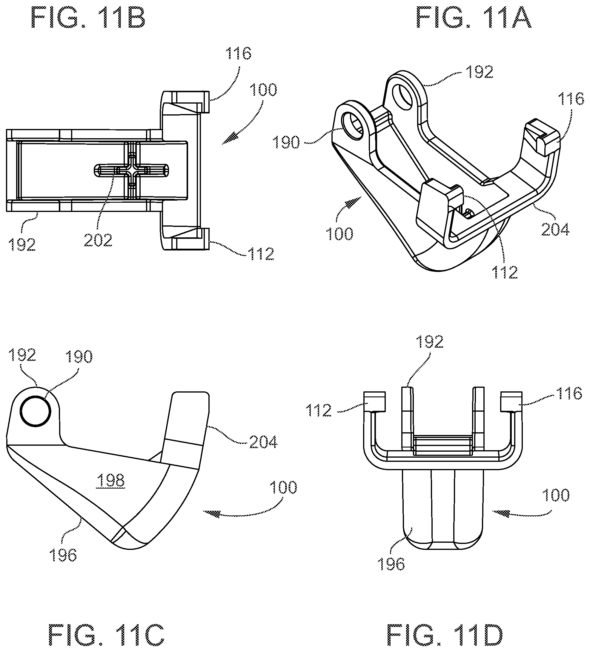Patent US12480361 Figure 11 – Gated barrier with one hand latch apparatus